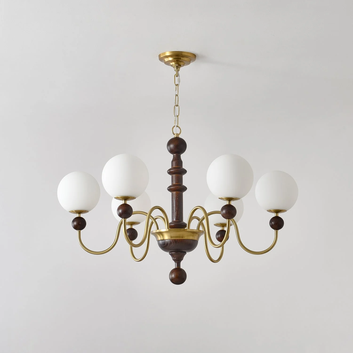 Aurora Chandelier Vintage Curved Sphere - Image 23
