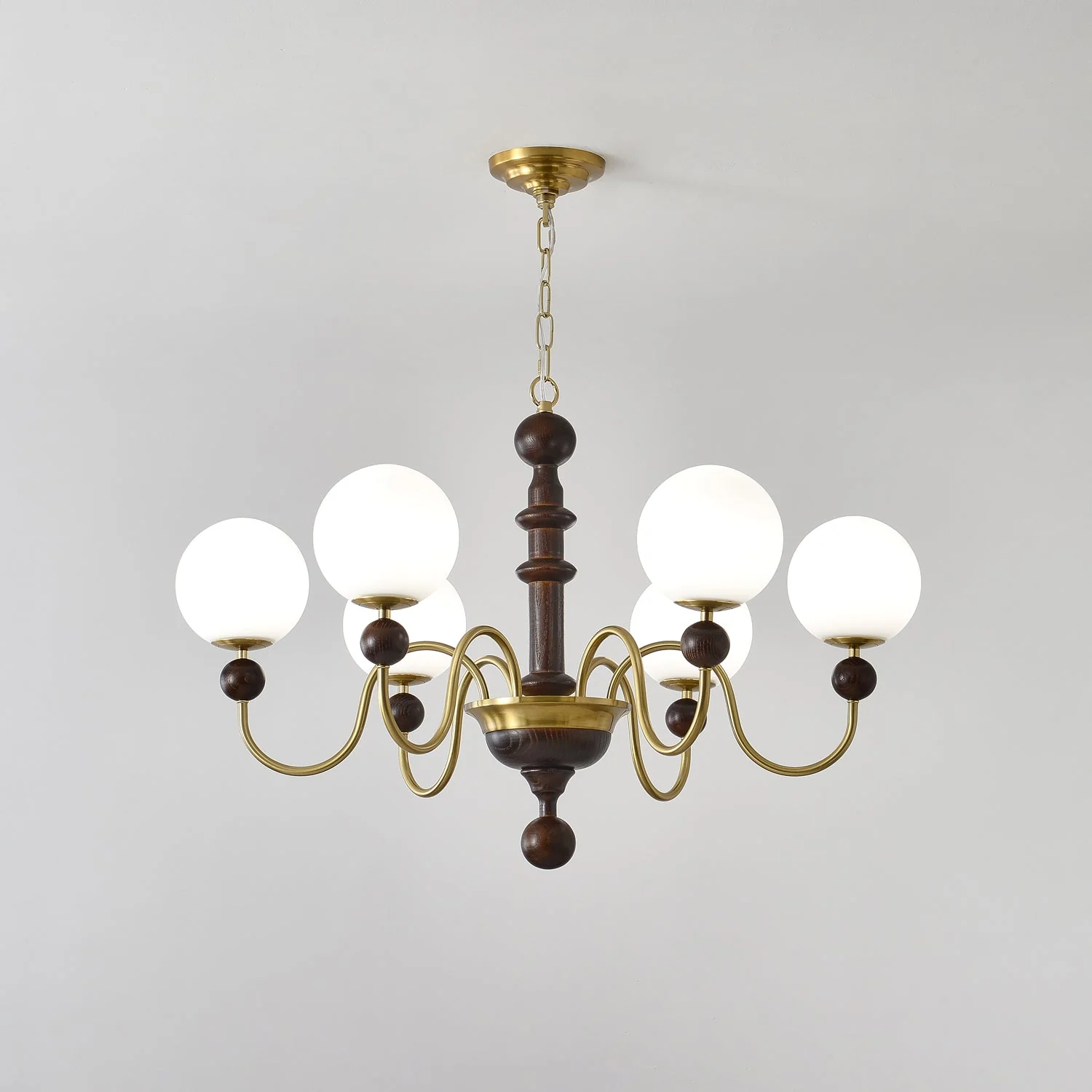 Aurora Chandelier Vintage Curved Sphere - Image 24