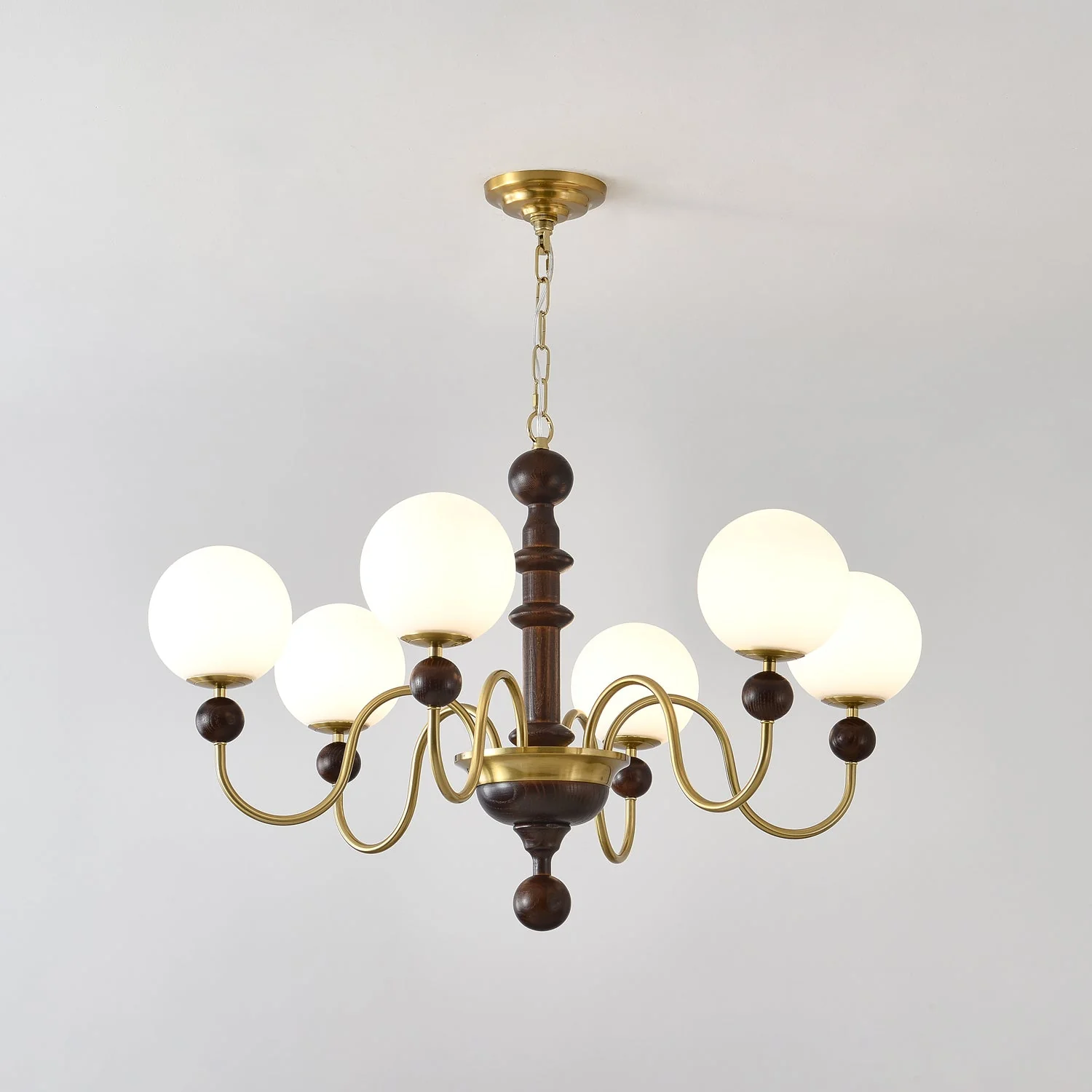 Aurora Chandelier Vintage Curved Sphere - Image 26
