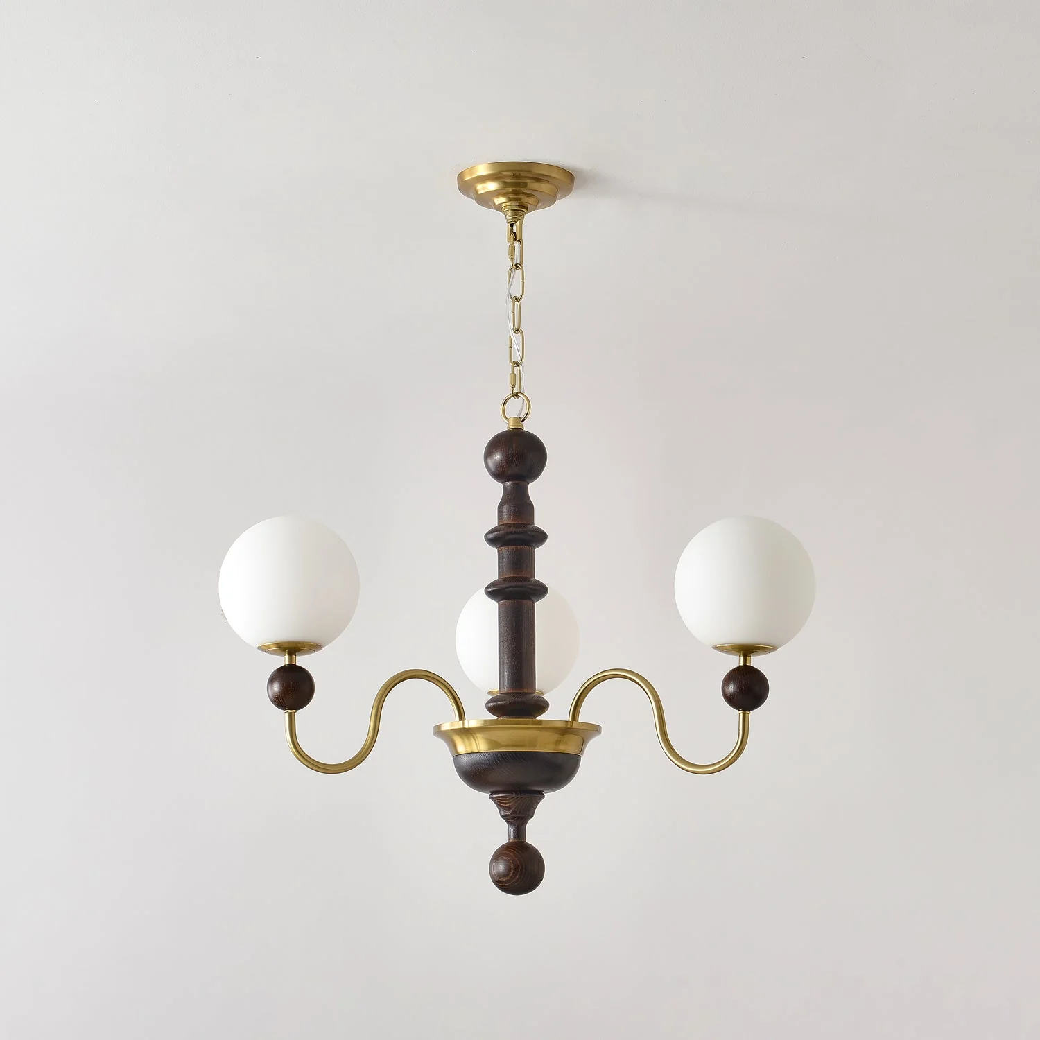 Aurora Chandelier Vintage Curved Sphere - Image 3