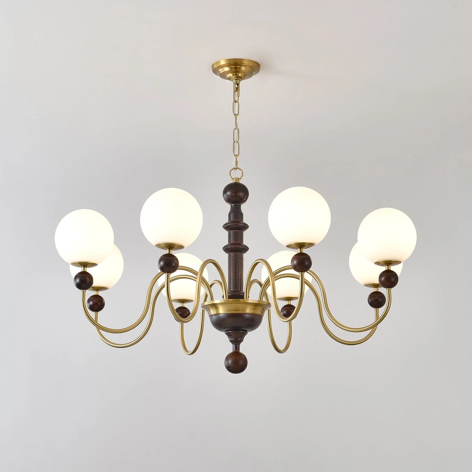 Aurora Chandelier Vintage Curved Sphere - Image 6