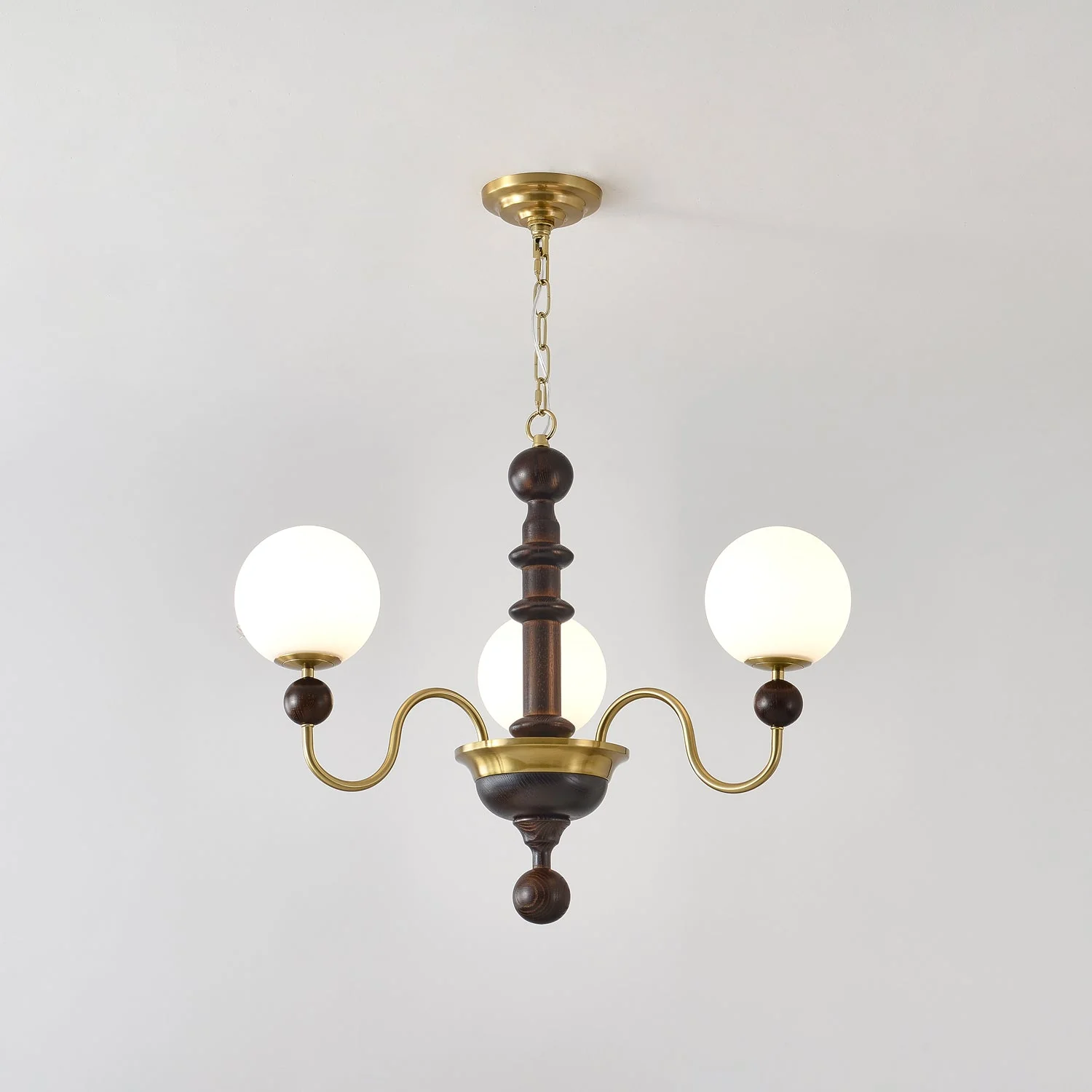 Aurora Chandelier Vintage Curved Sphere - Image 8