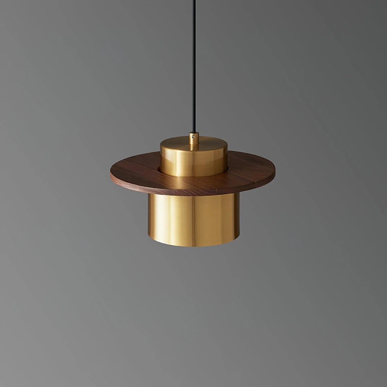 Aurora Industrial Brass Pendant Light - Image 20