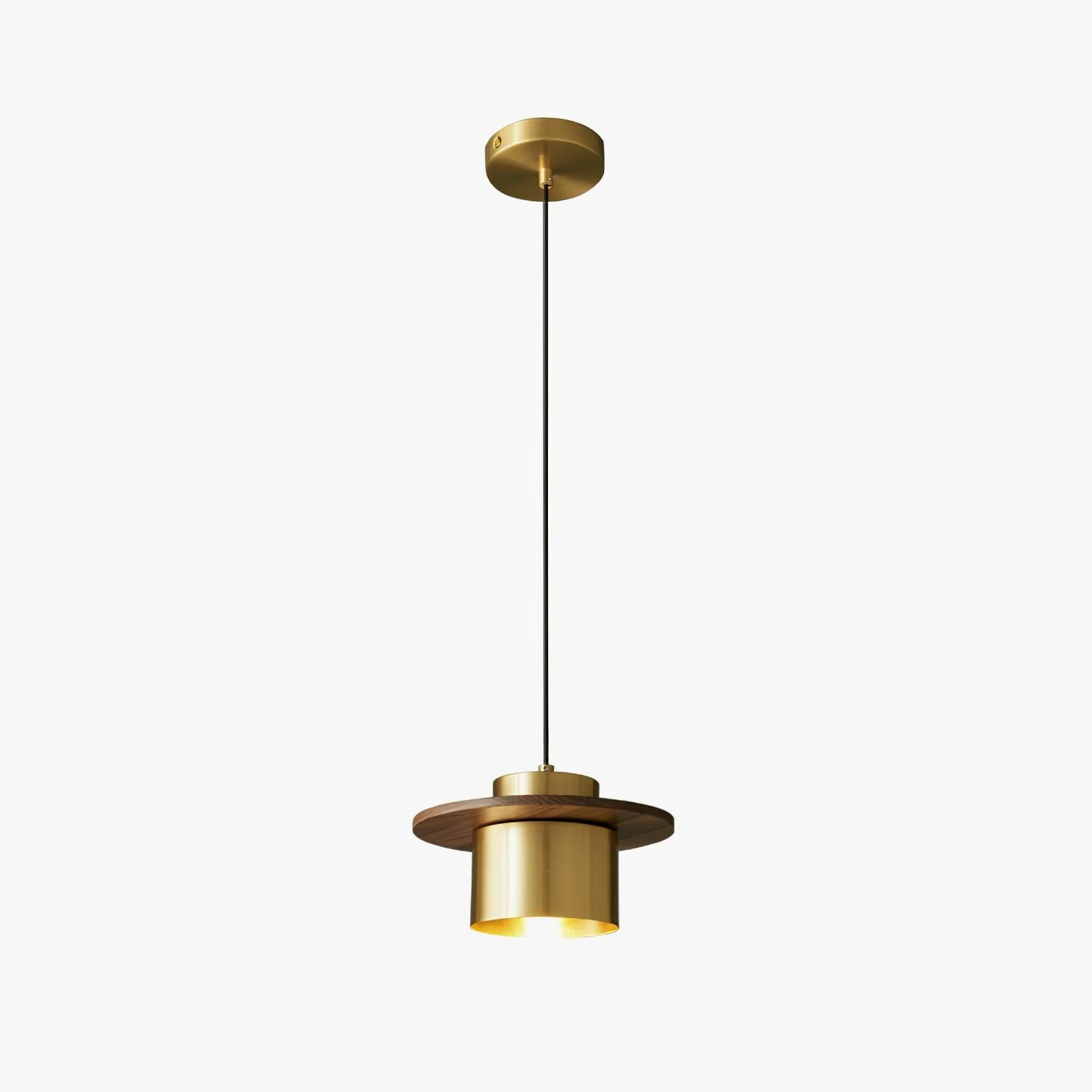 Aurora Industrial Brass Pendant Light - Image 21