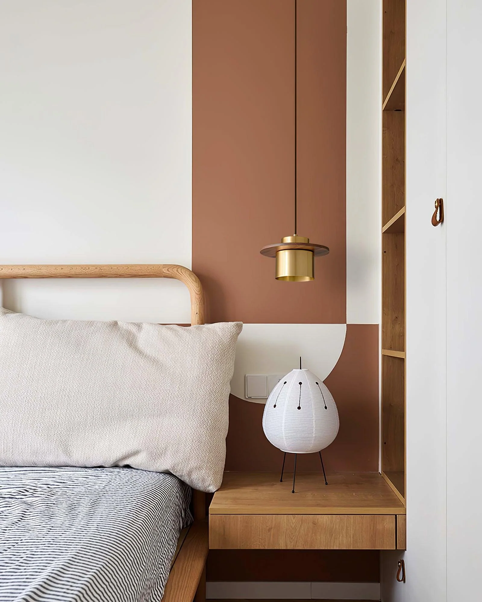 Aurora Industrial Brass Pendant Light - Image 30