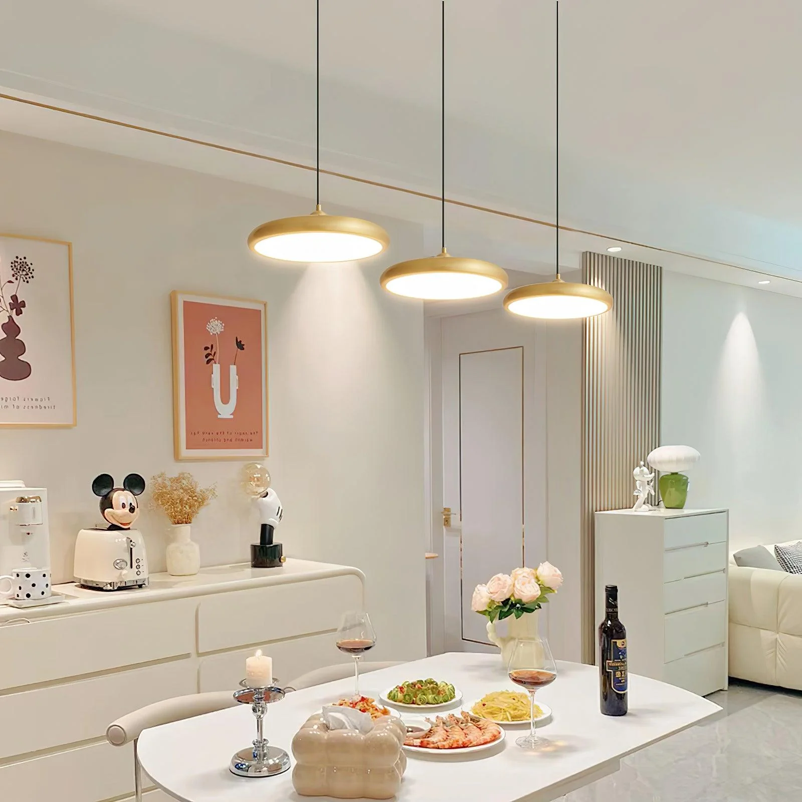 Avelice Brass Glam Pendant Lamp - Image 14