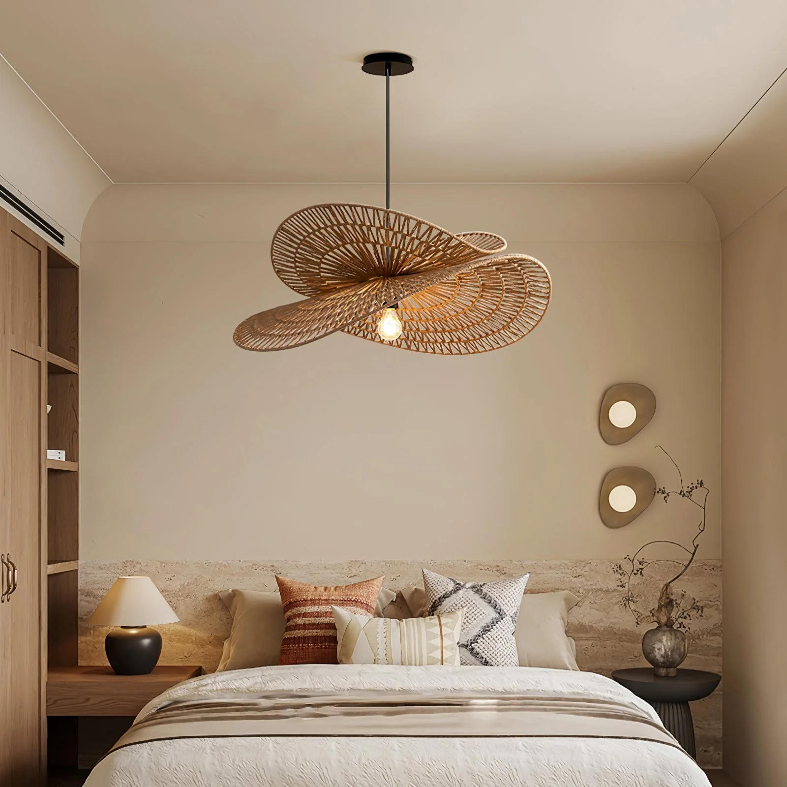 Avelora Hemp Rope Traditional Pendant Light - Image 2