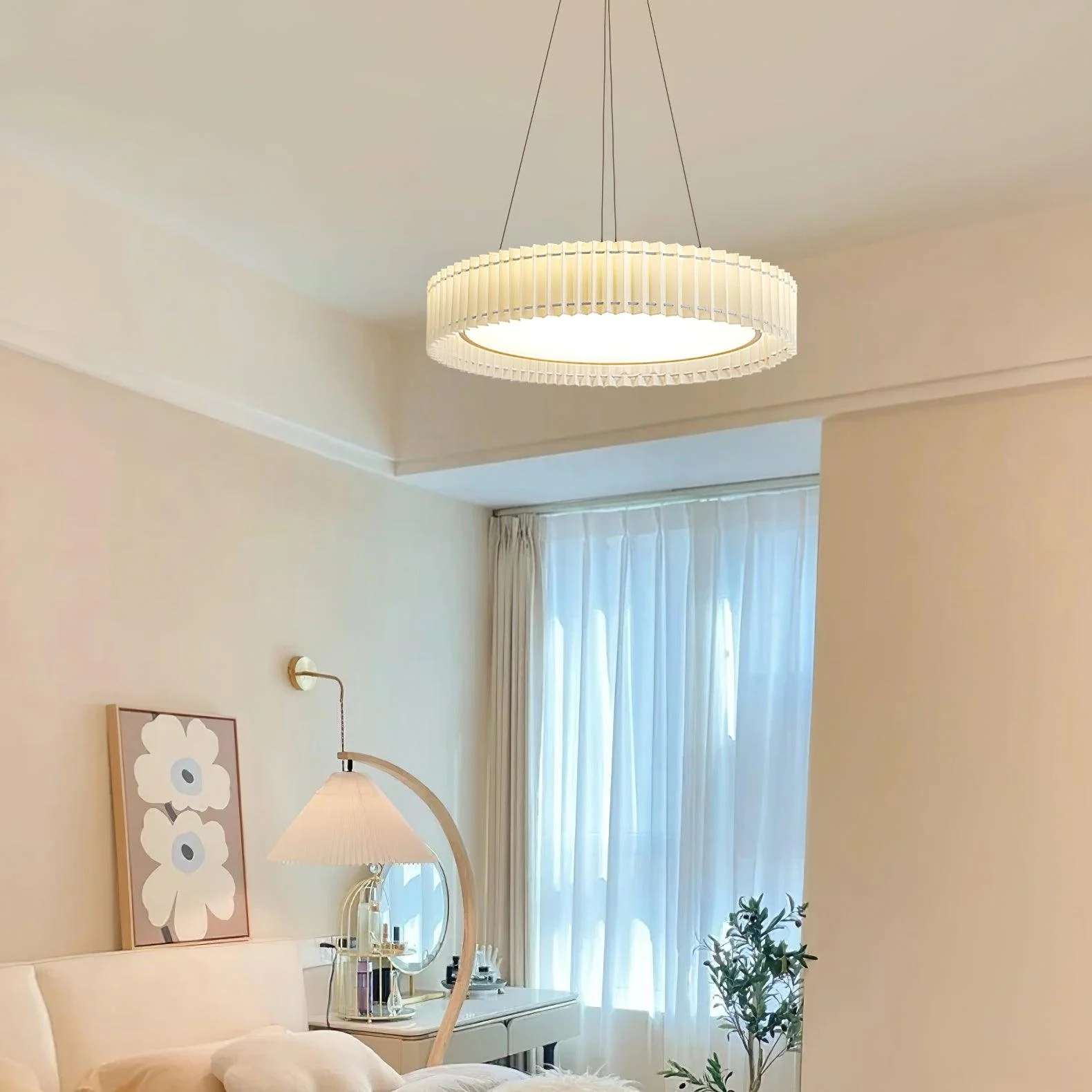 Averise Fabric Cozy Pendant Lamp - Image 16