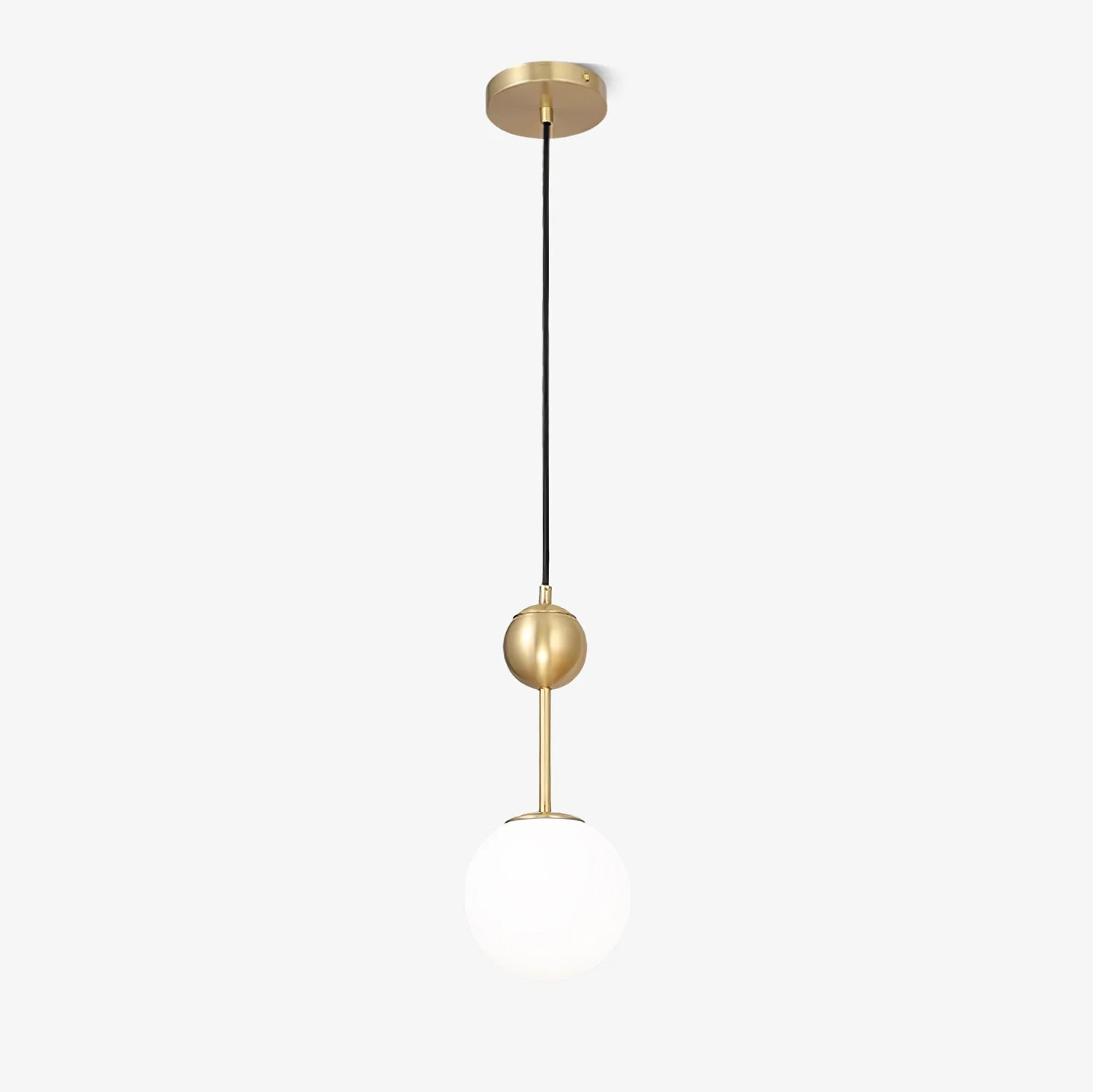 Aviaran Brass & Glass Classic Pendant Light - Image 2