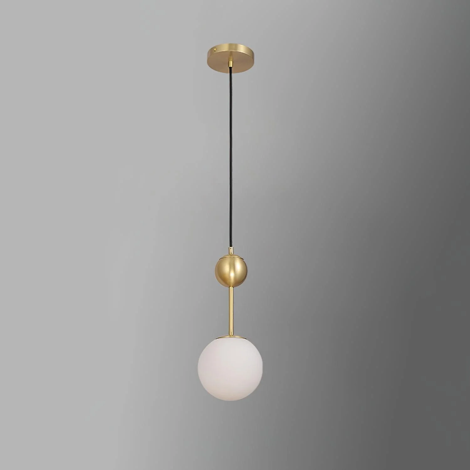 Aviaran Brass & Glass Classic Pendant Light - Image 3