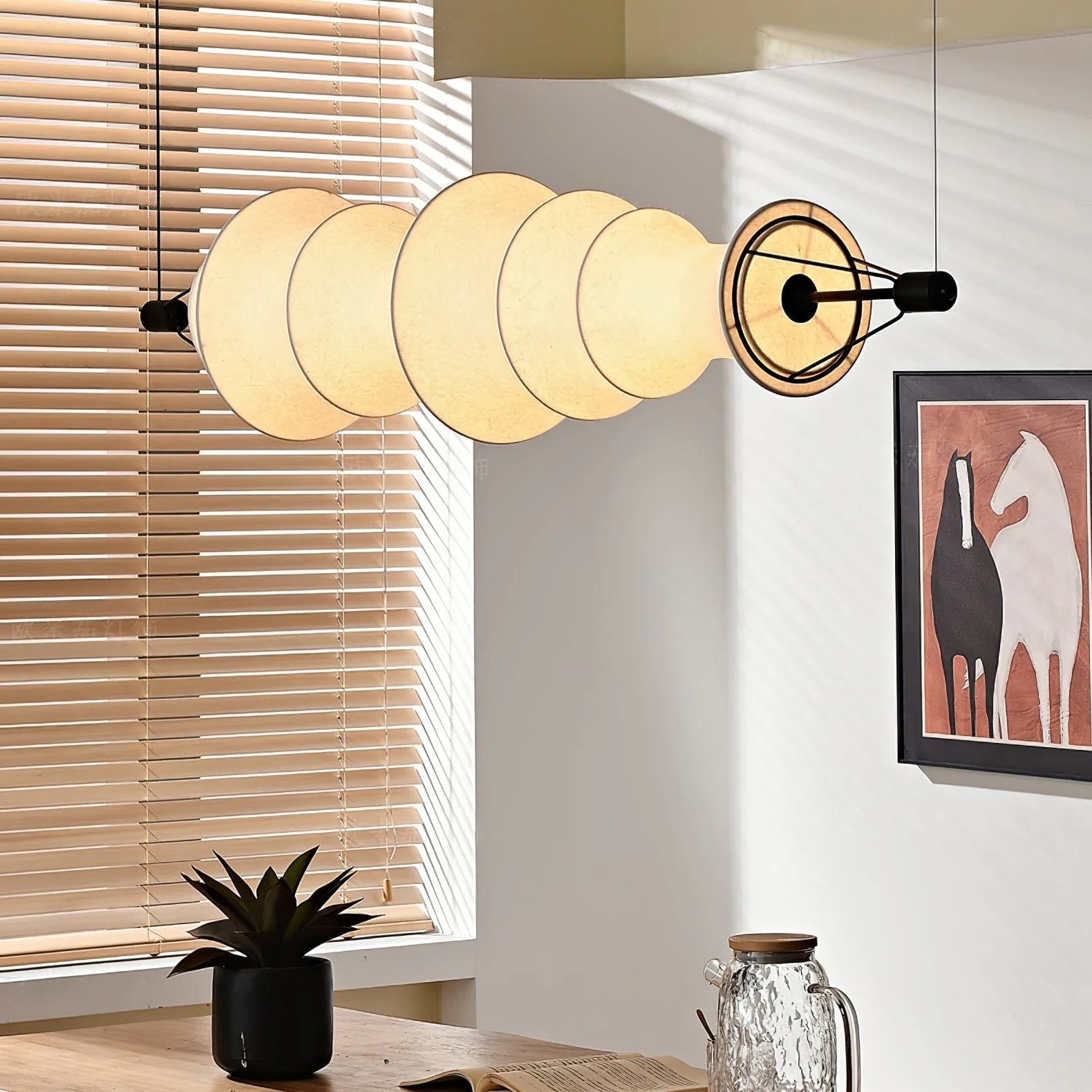 Avlorisra Art Elegance Silk Pendant Lamp - Image 10