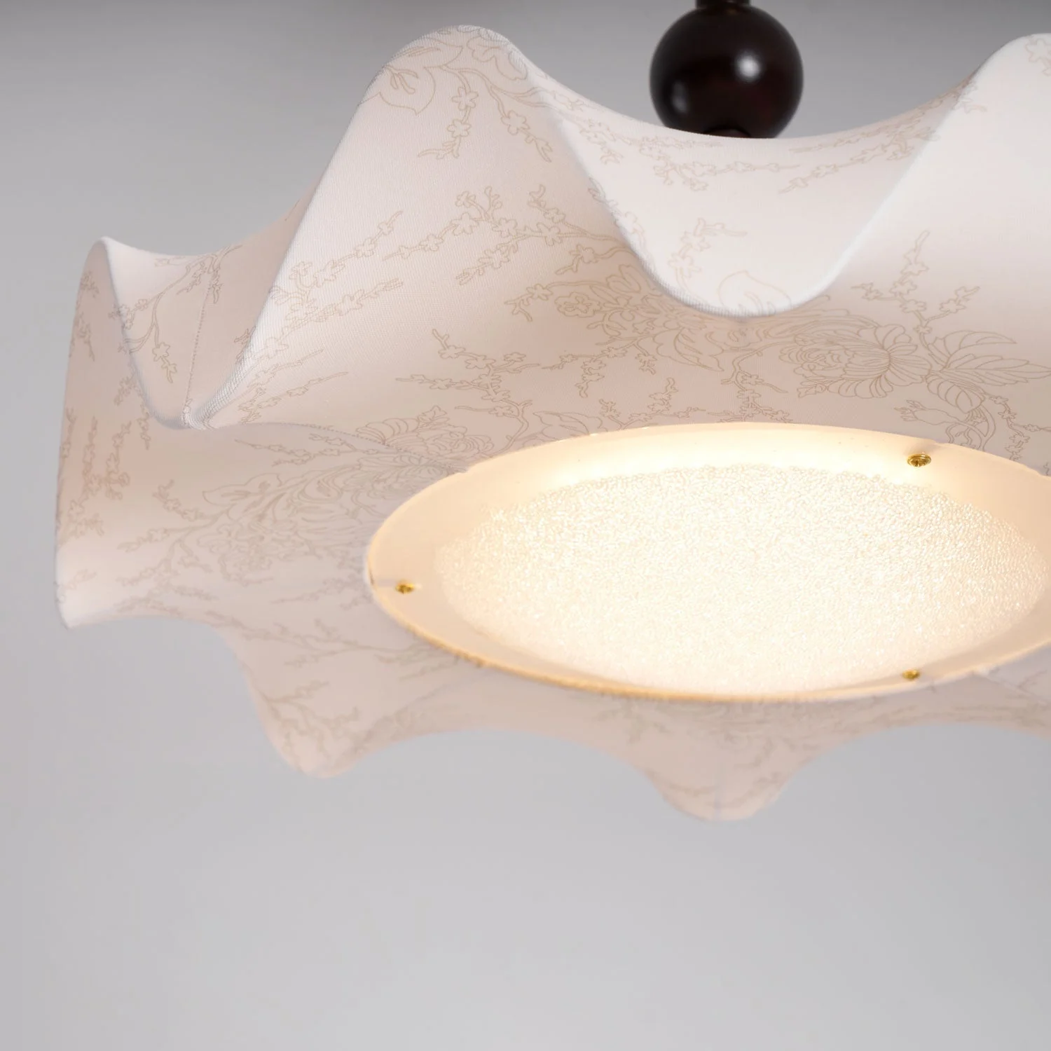 Avlorus Traditional Premium Elegance Wood Fabric Ceiling Light - Image 10