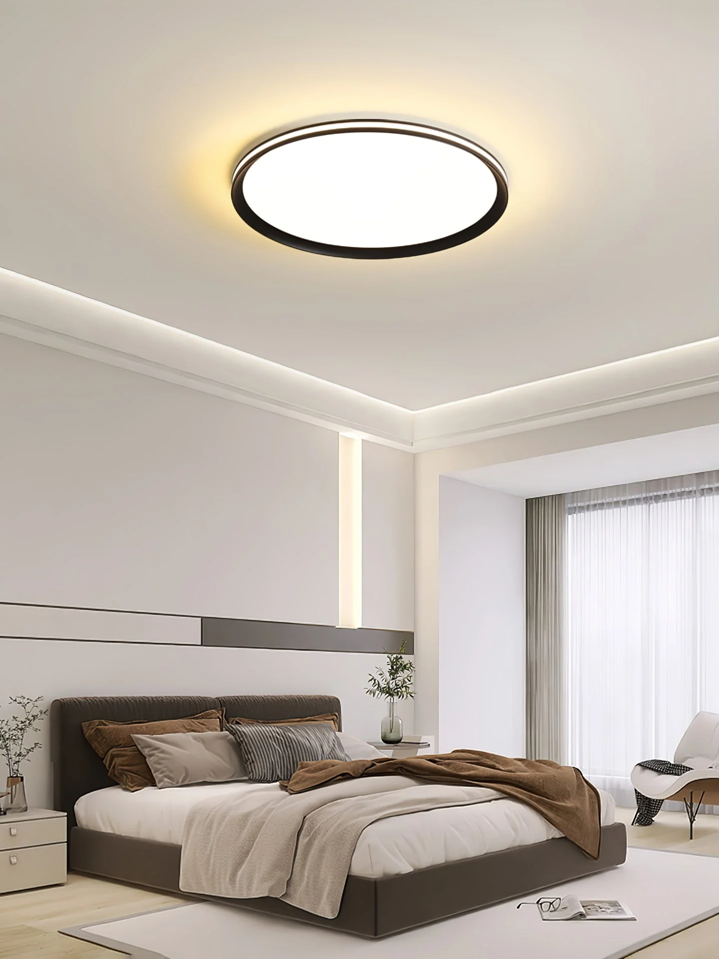 Avtheira Modern Minimalist Circular LED Ceiling Light - Image 36