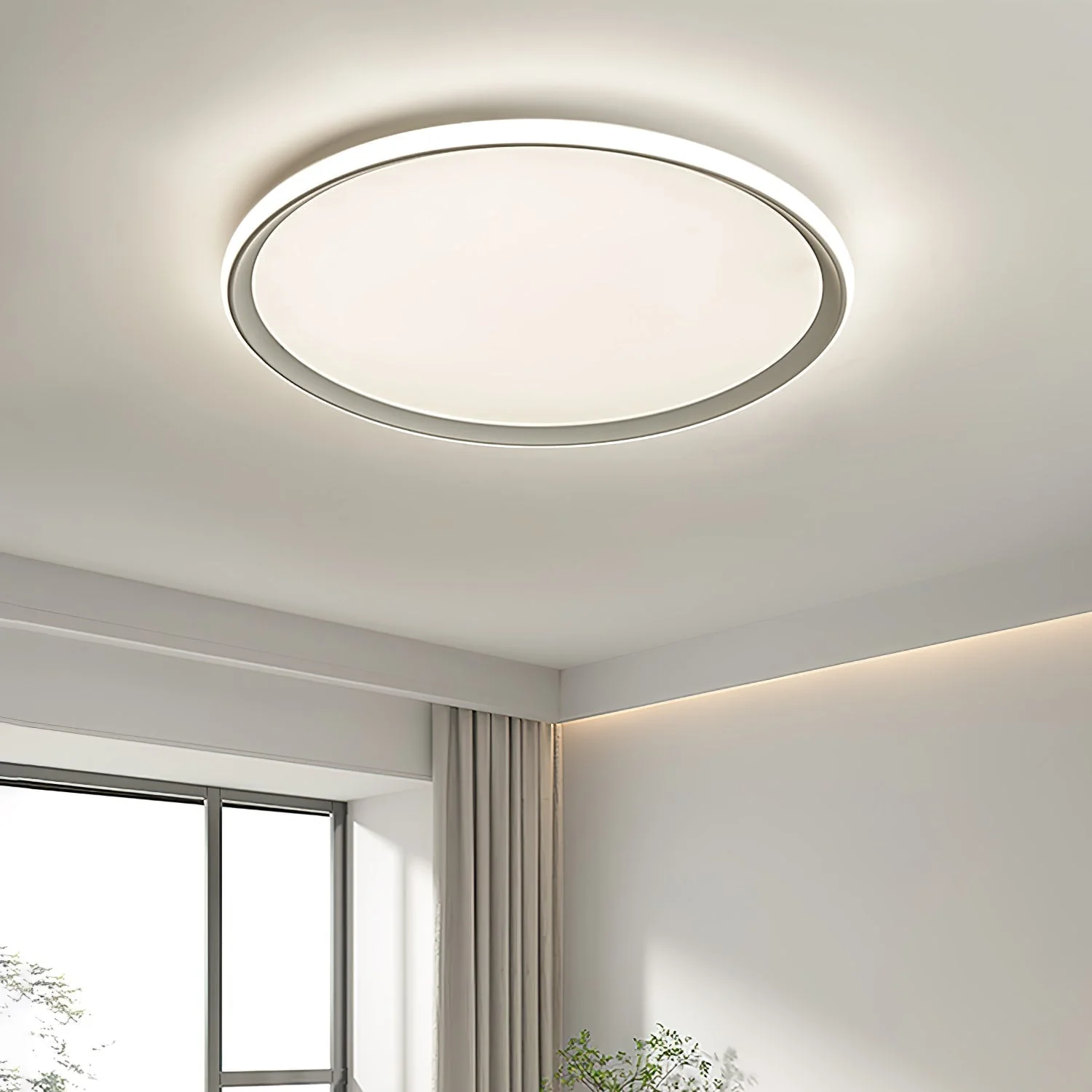 Avtheira Modern Minimalist Circular LED Ceiling Light - Image 4