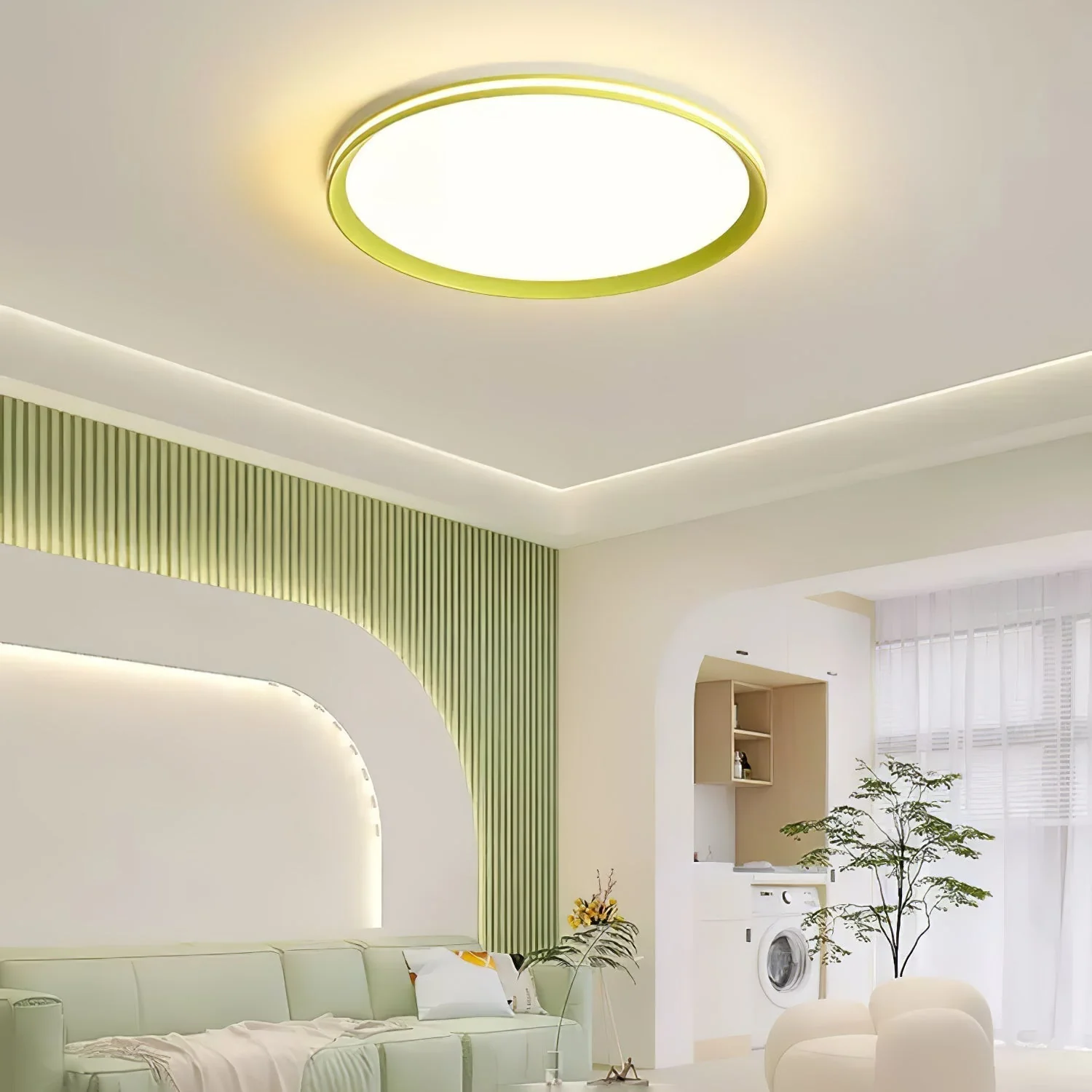 Avtheira Modern Minimalist Circular LED Ceiling Light - Image 40