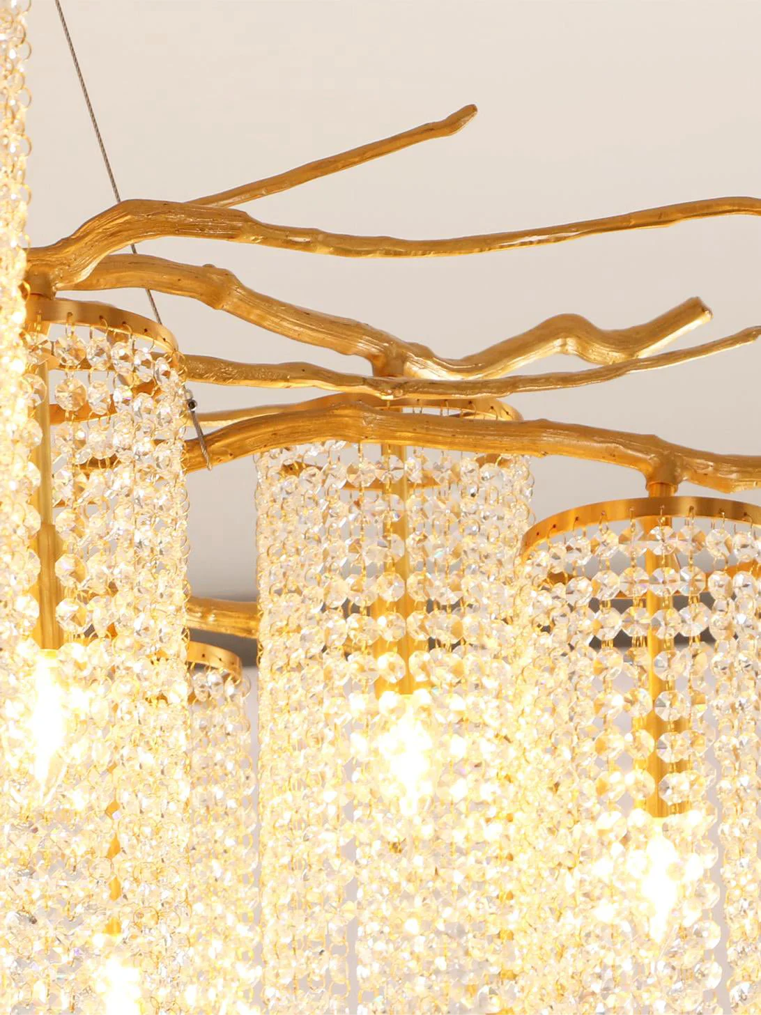 Avvariel Organic Brass Chandelier - Image 10
