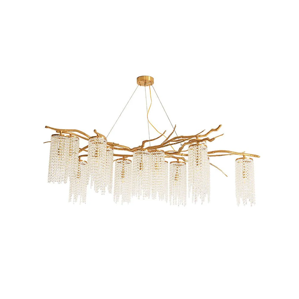 Avvariel Organic Brass Chandelier - Image 11