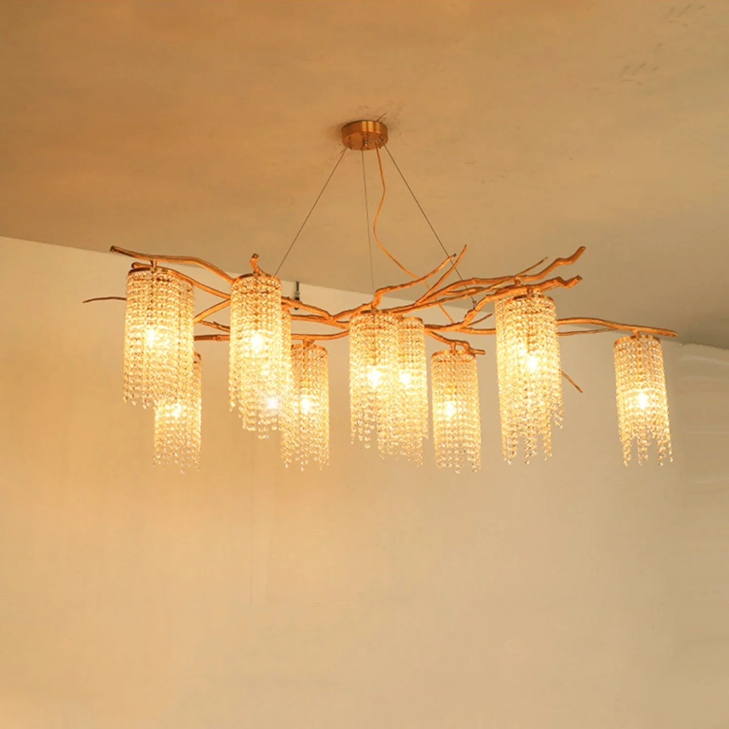 Avvariel Organic Brass Chandelier - Image 13
