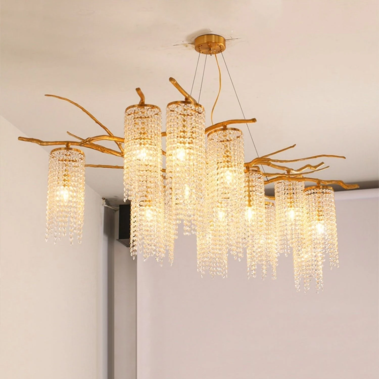 Avvariel Organic Brass Chandelier - Image 2
