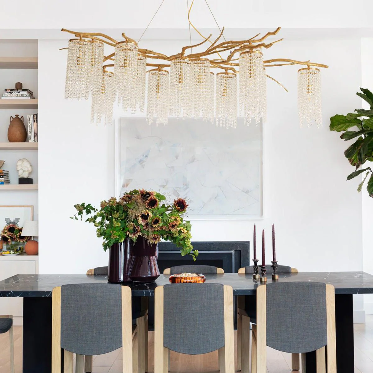 Avvariel Organic Brass Chandelier - Image 5