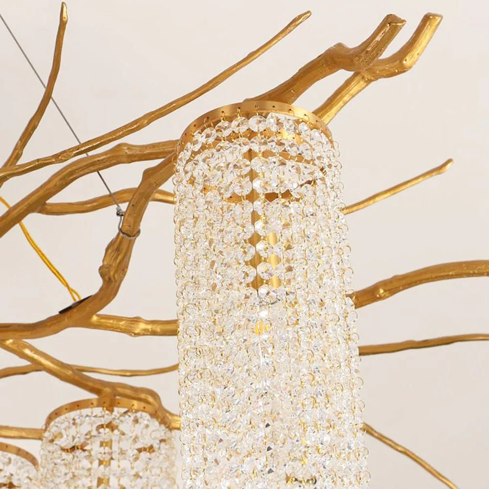 Avvariel Organic Brass Chandelier - Image 6
