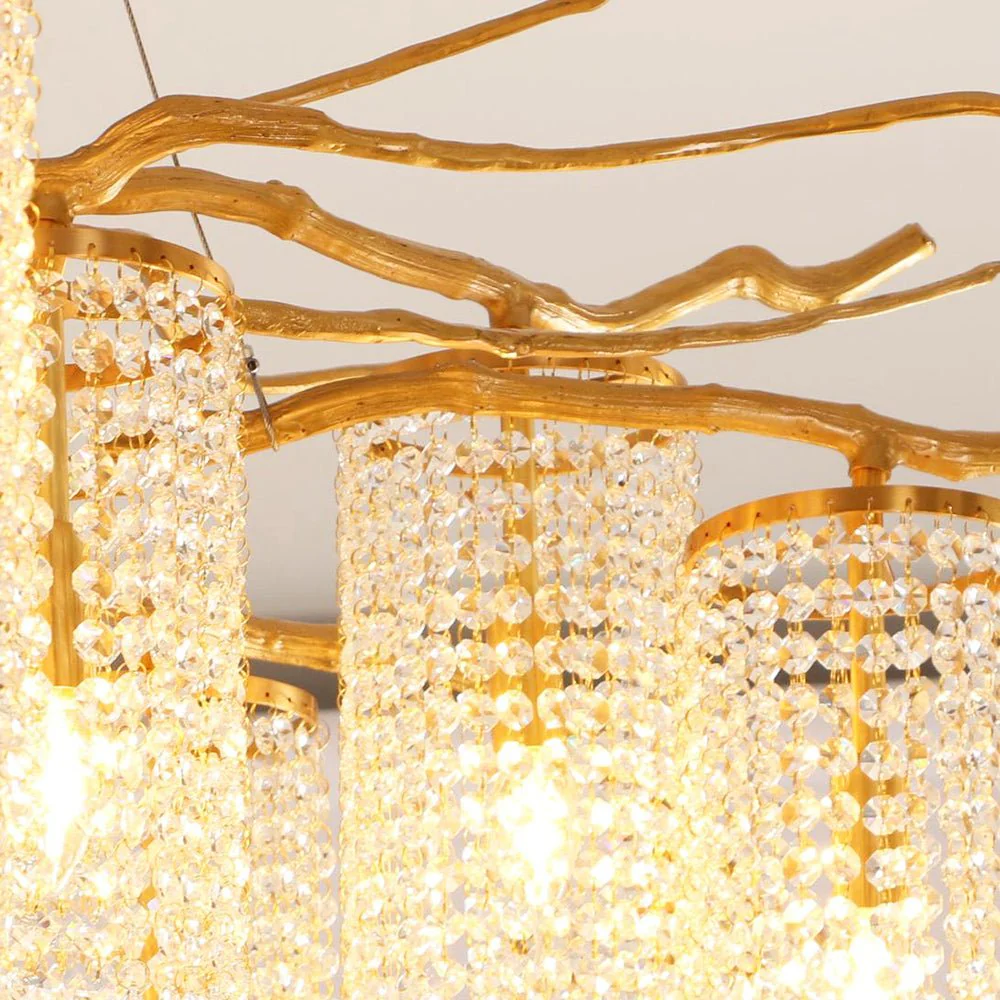 Avvariel Organic Brass Chandelier - Image 7