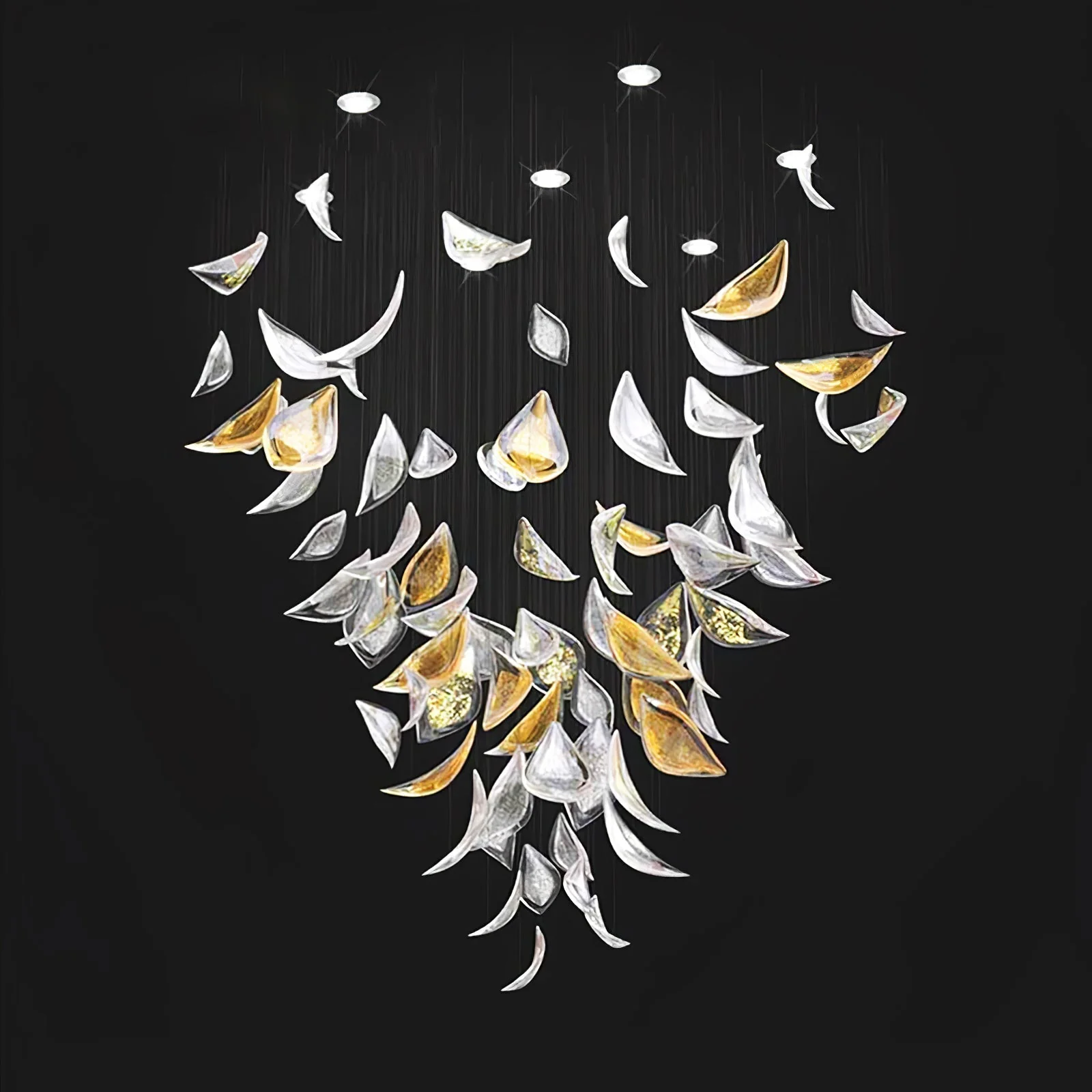 Avynen Crystal Petal Chandelier - Image 16