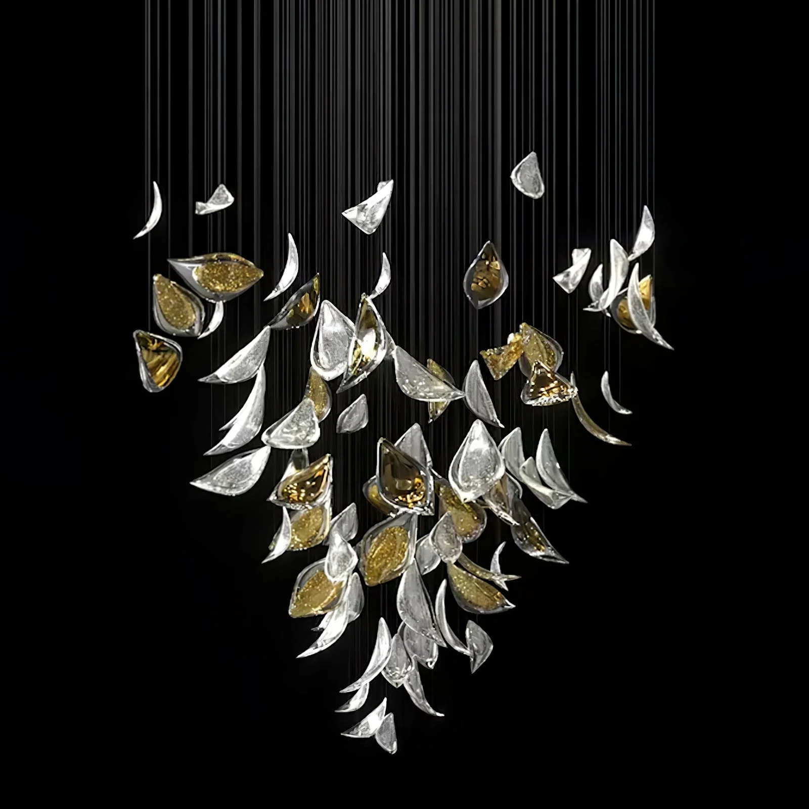 Avynen Crystal Petal Chandelier - Image 23