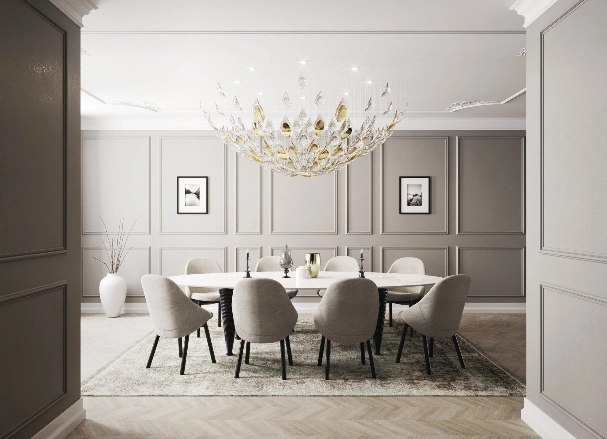 Avynen Crystal Petal Chandelier - Image 25