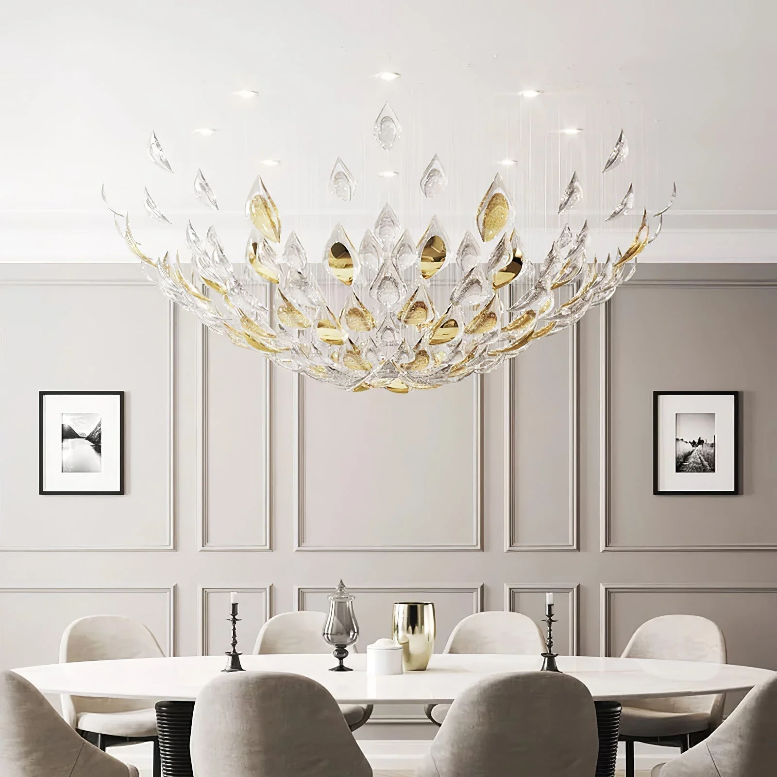 Avynen Crystal Petal Chandelier - Image 28