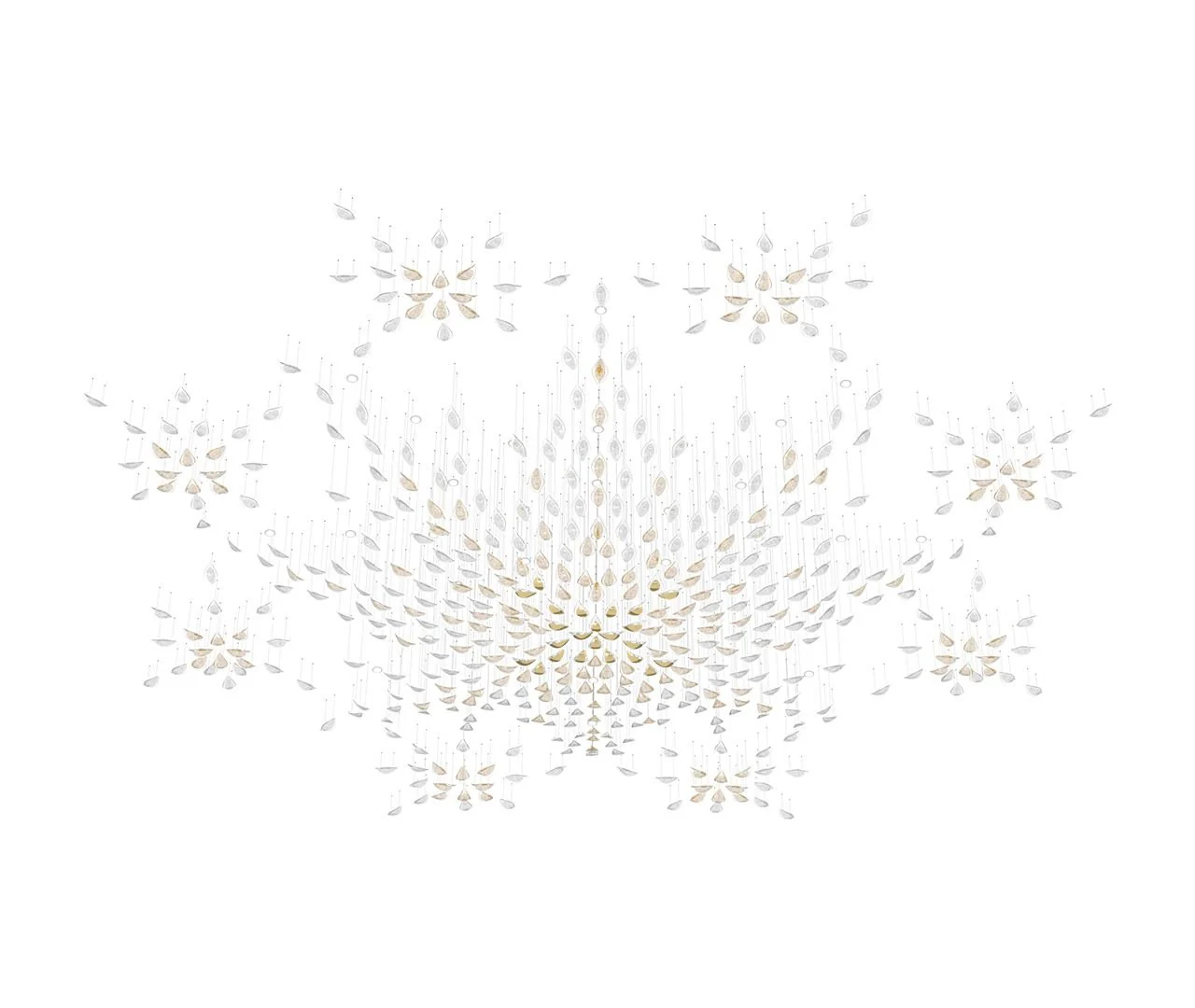 Avynen Crystal Petal Chandelier - Image 6