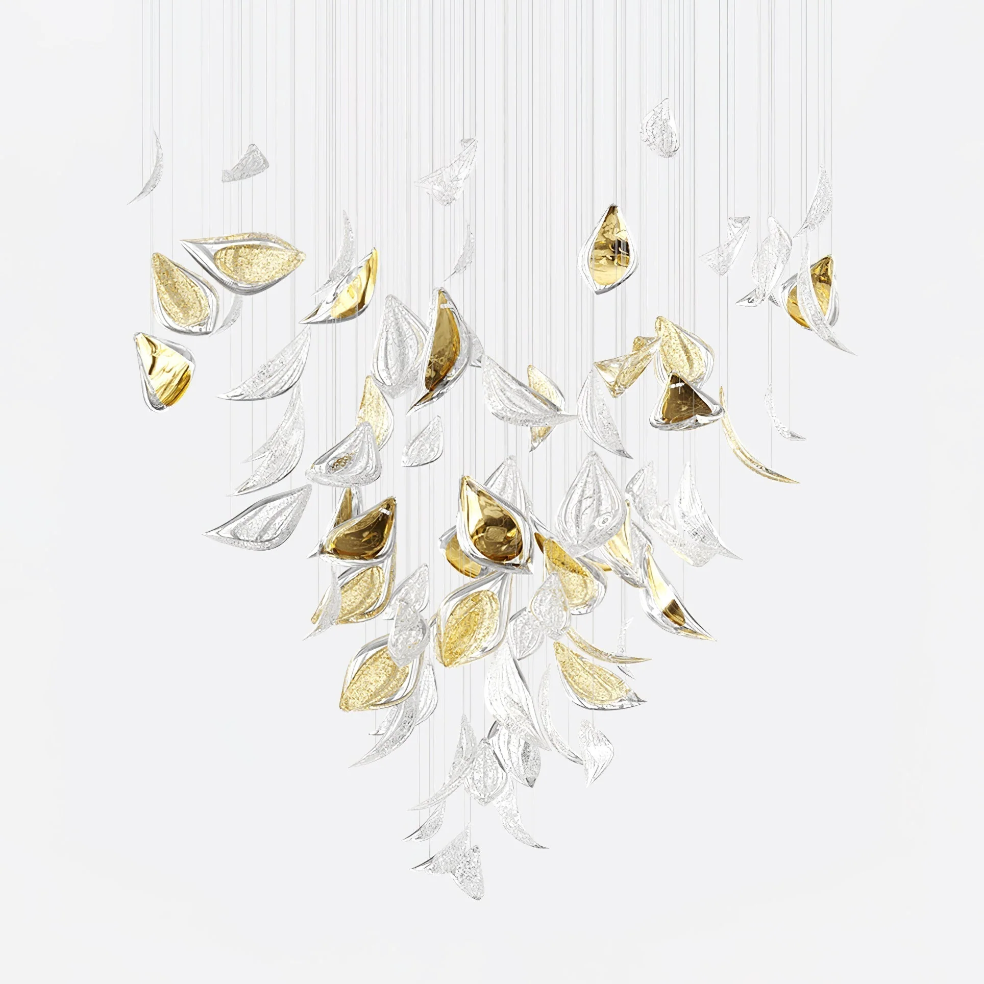 Avynen Crystal Petal Chandelier - Image 8