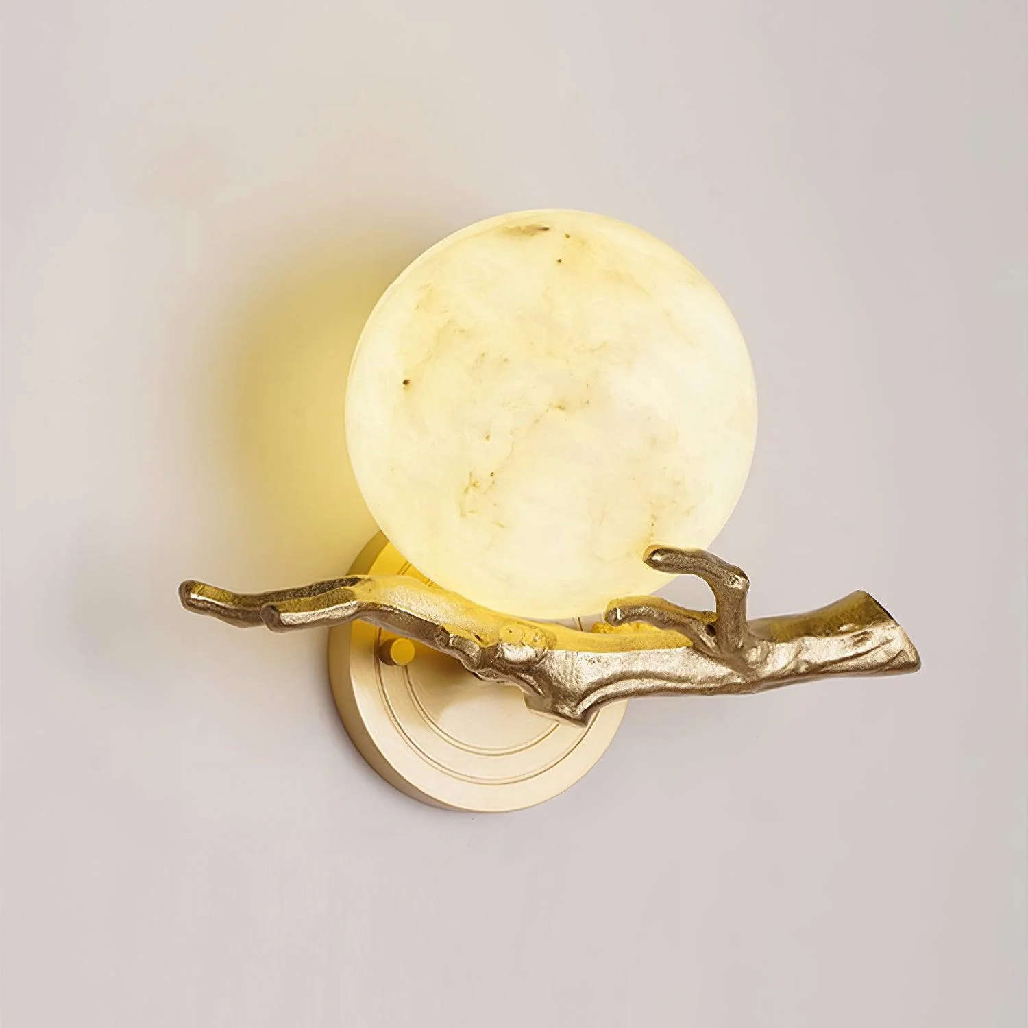 Avzorion Retro Twigs Brass Marble Wall Lamp - Image 17