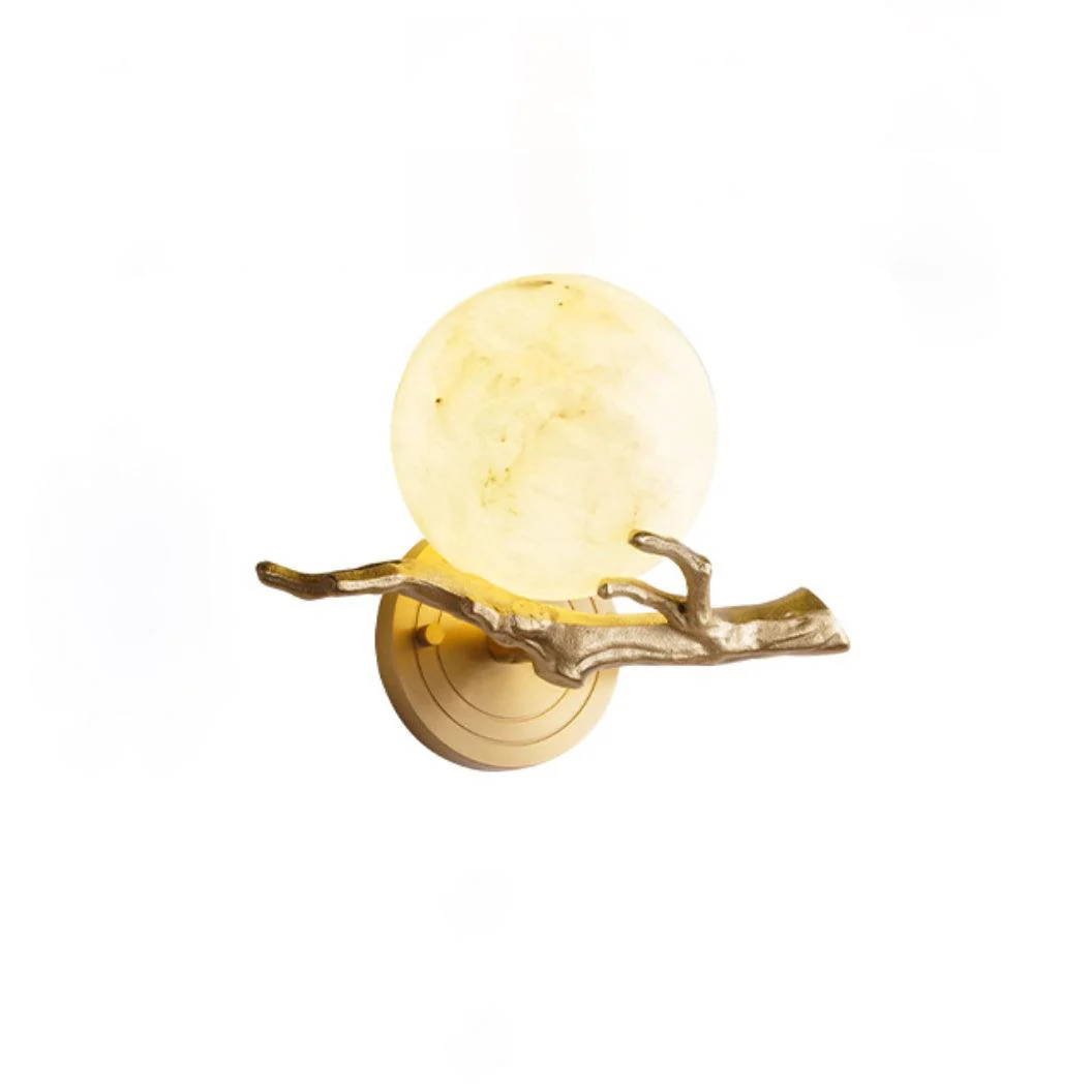Avzorion Retro Twigs Brass Marble Wall Lamp - Image 26