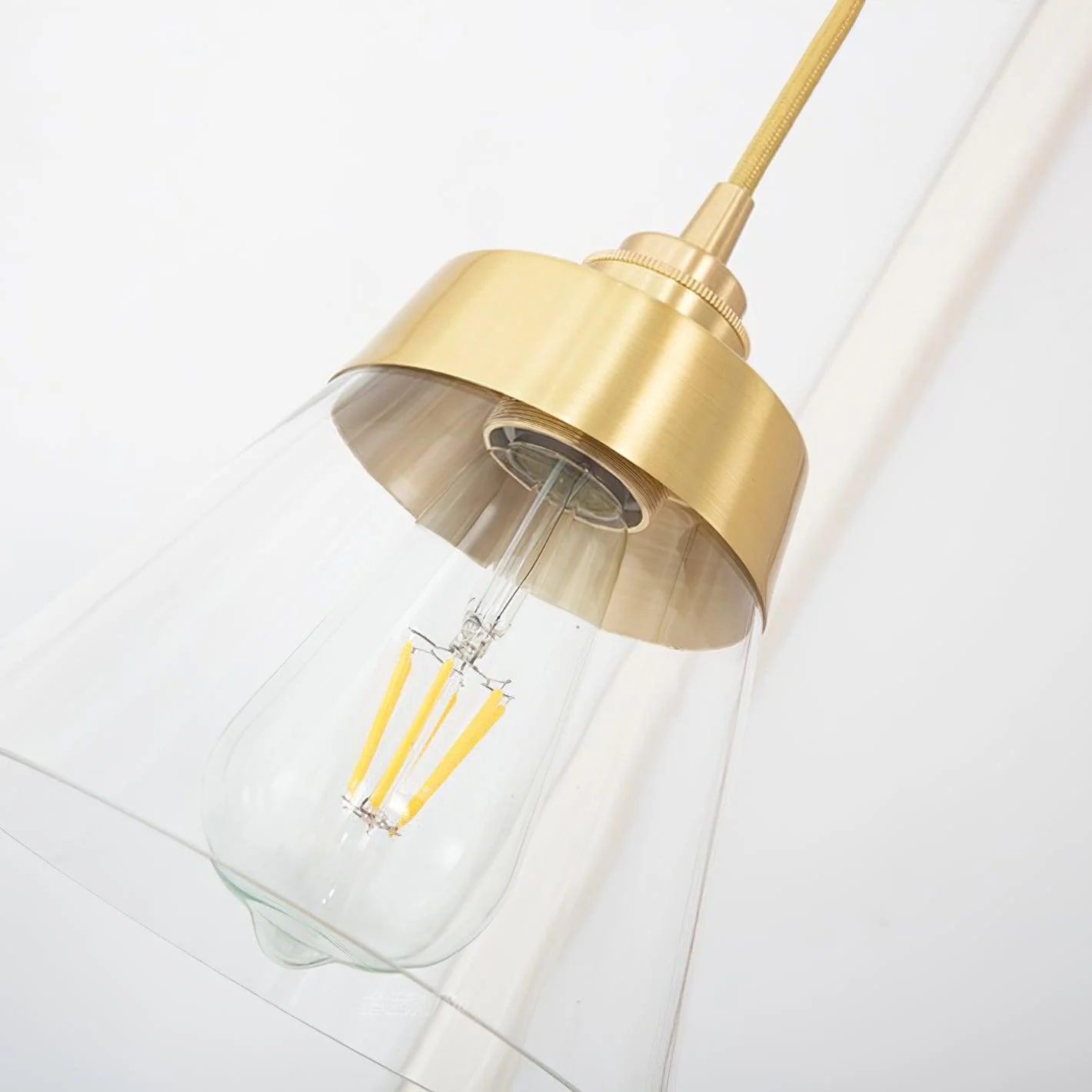 Baskin Minimalist Brass Pendant Light - Image 27