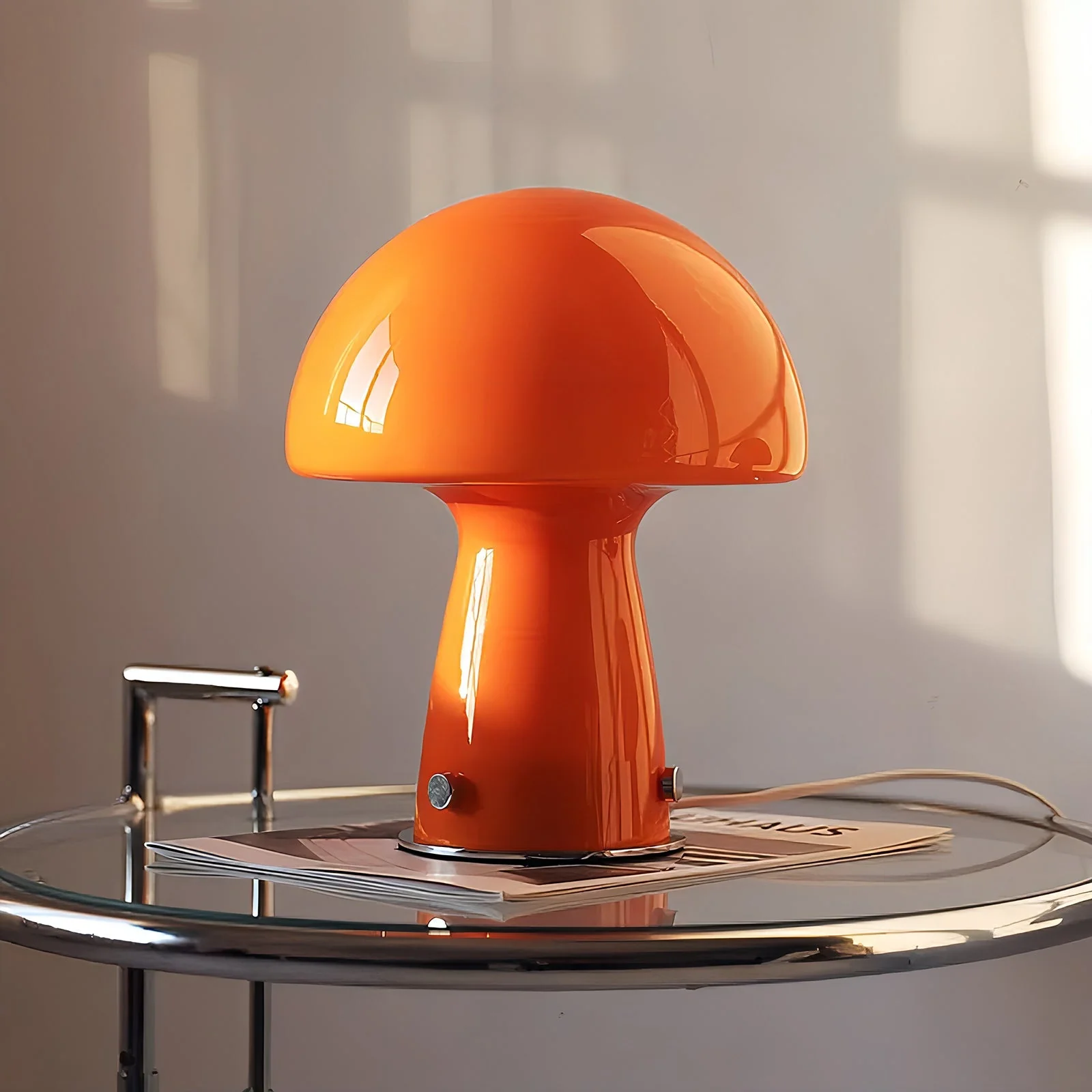 Bauhaus Modern Glass Table Lamp - Image 2