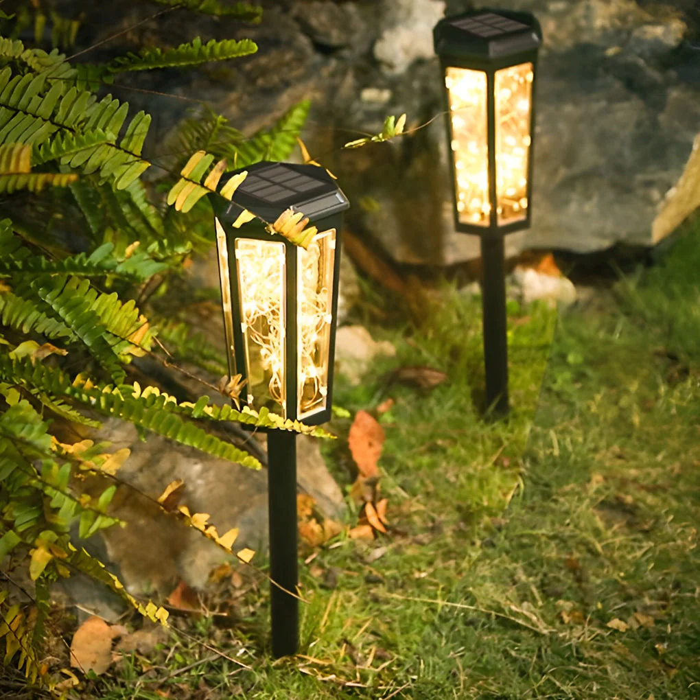 Beaice Hexagonal LED String ABS Outdoor Lawn Lights