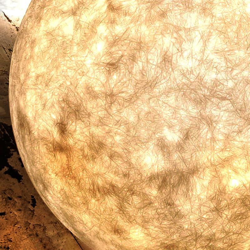 Belle Round Ball Moon Modern Resin Outdoor Light - Image 7