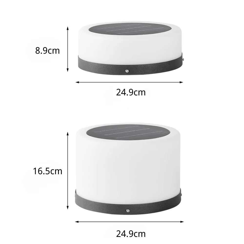 Benefi Round LED Modern Outdoor Lights - Image 12