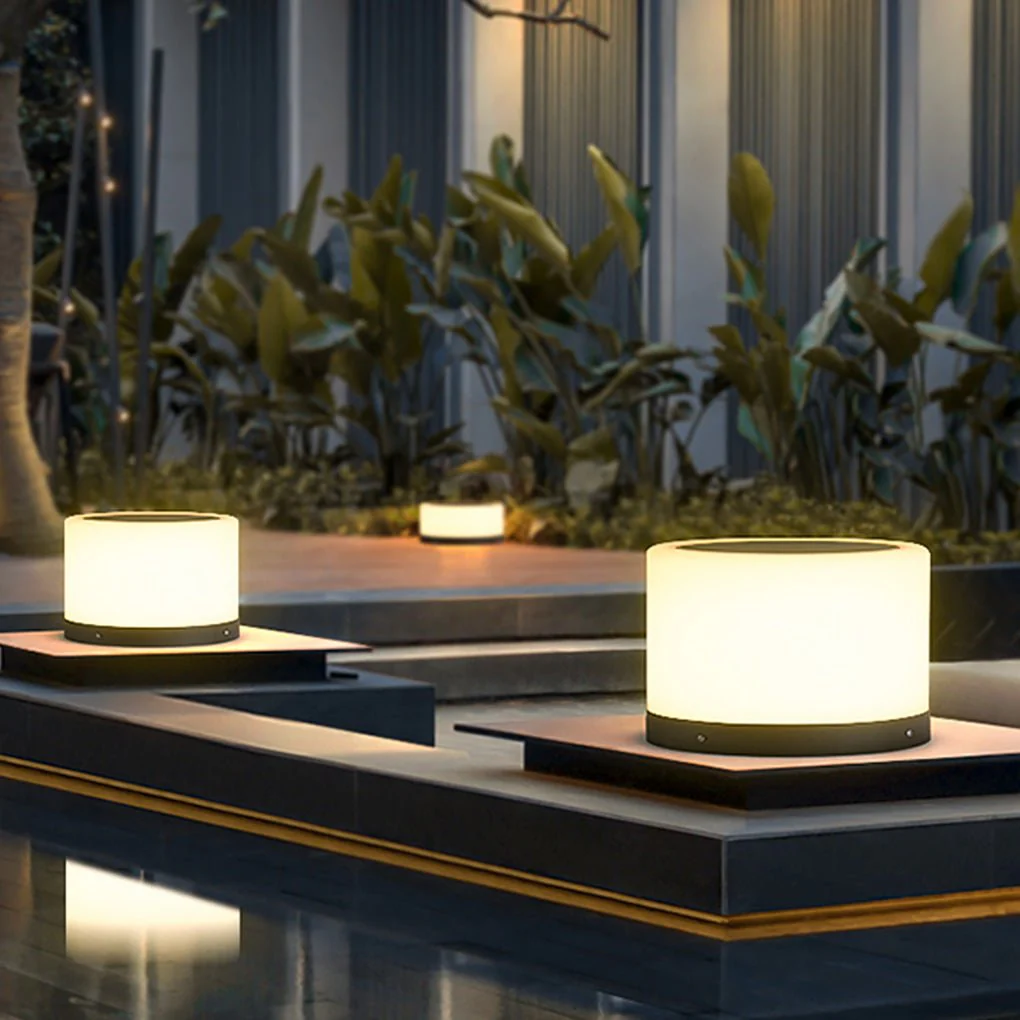 Benefi Round LED Modern Outdoor Lights - Image 6