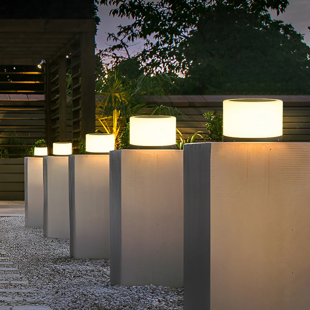 Benefi Round LED Modern Outdoor Lights - Image 8