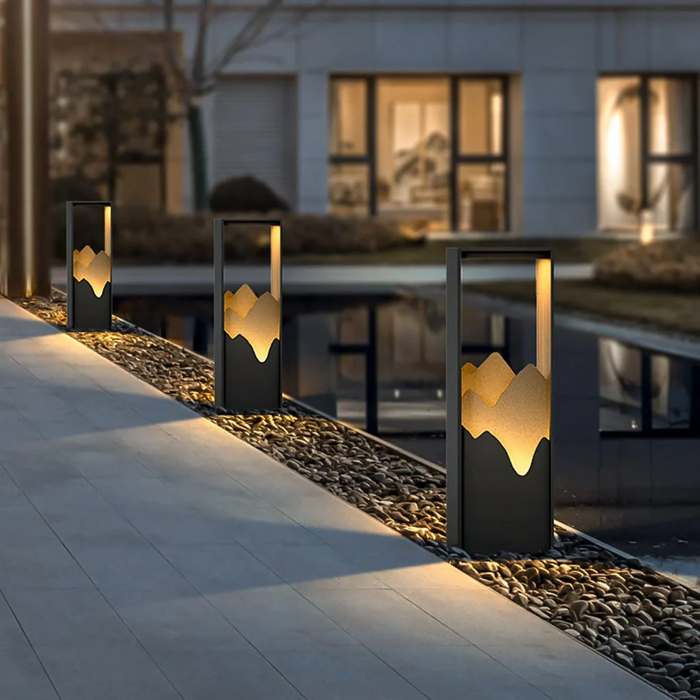 Berta LED Scenery Landscape Steel Outdoor Path Lights
