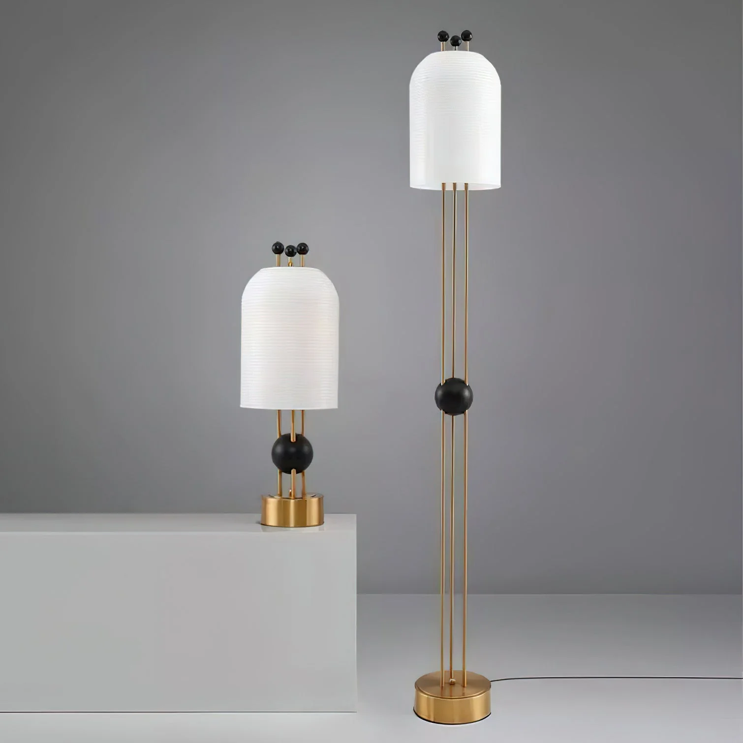 Bertha Modern Glass Floor Lamp - Image 11