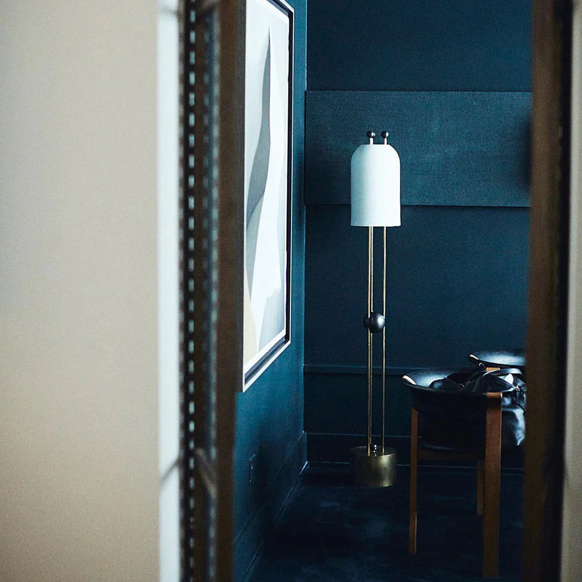 Bertha Modern Glass Floor Lamp - Image 4