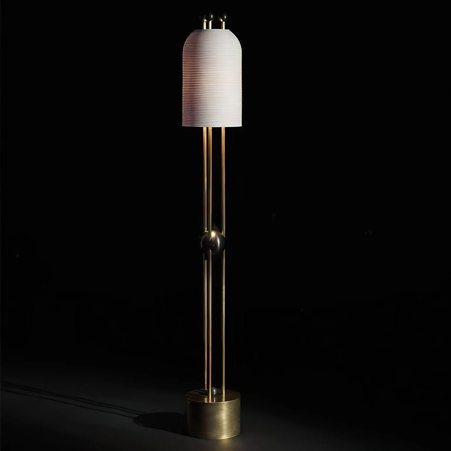 Bertha Modern Glass Floor Lamp - Image 8