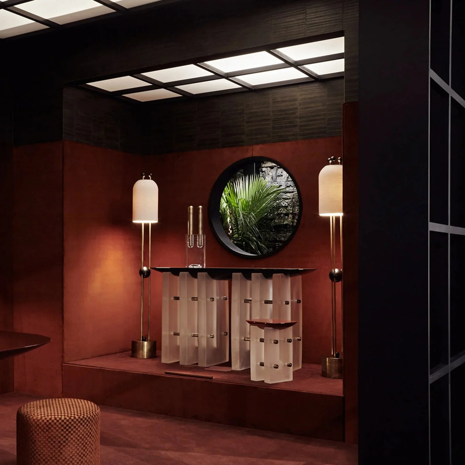 Bertha Modern Glass Floor Lamp - Image 9