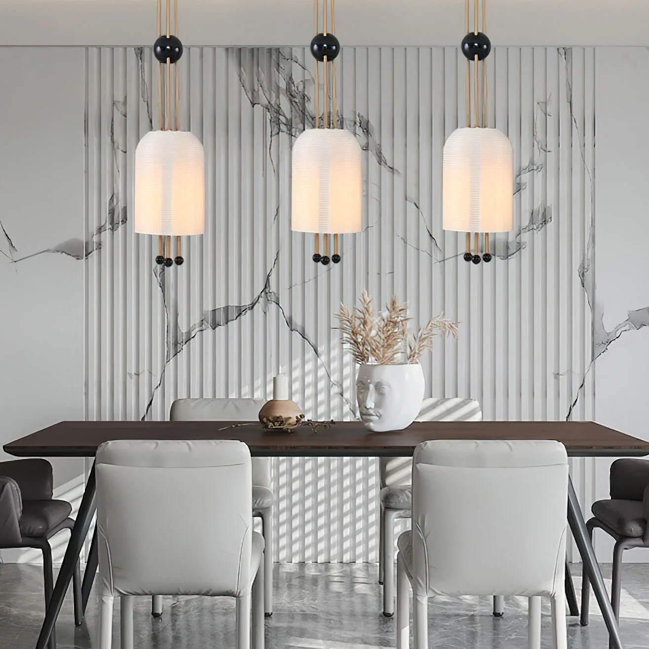 Bertha Modern Glass Pendant Light - Image 5