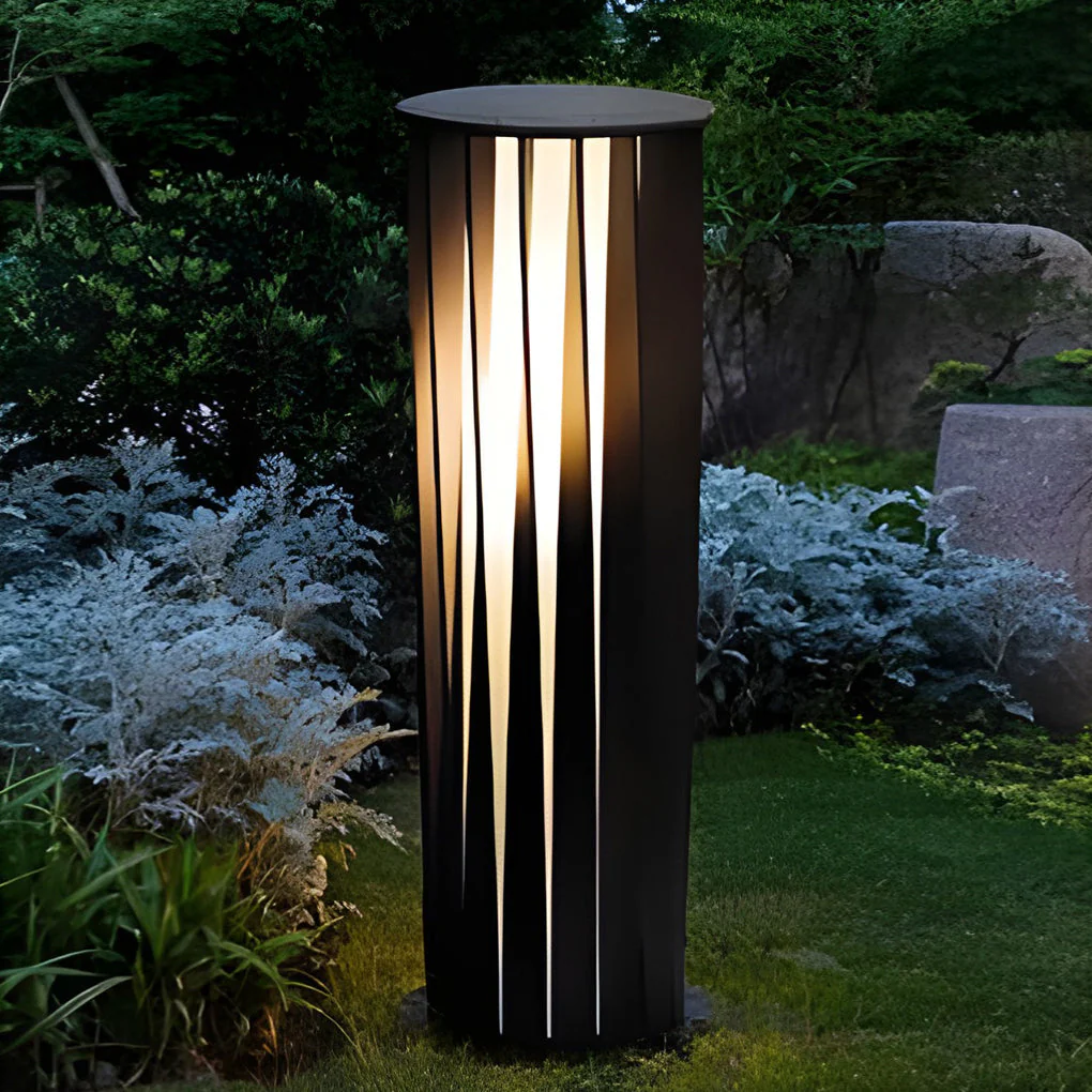 Bethany Geometric Cage LED Outdoor Pathway Lights - Image 6