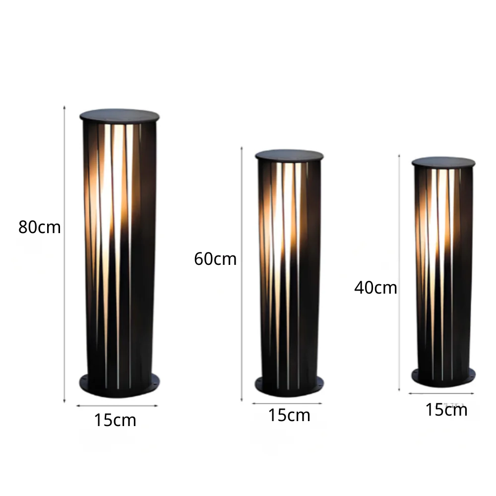Bethany Geometric Cage LED Outdoor Pathway Lights - Image 9