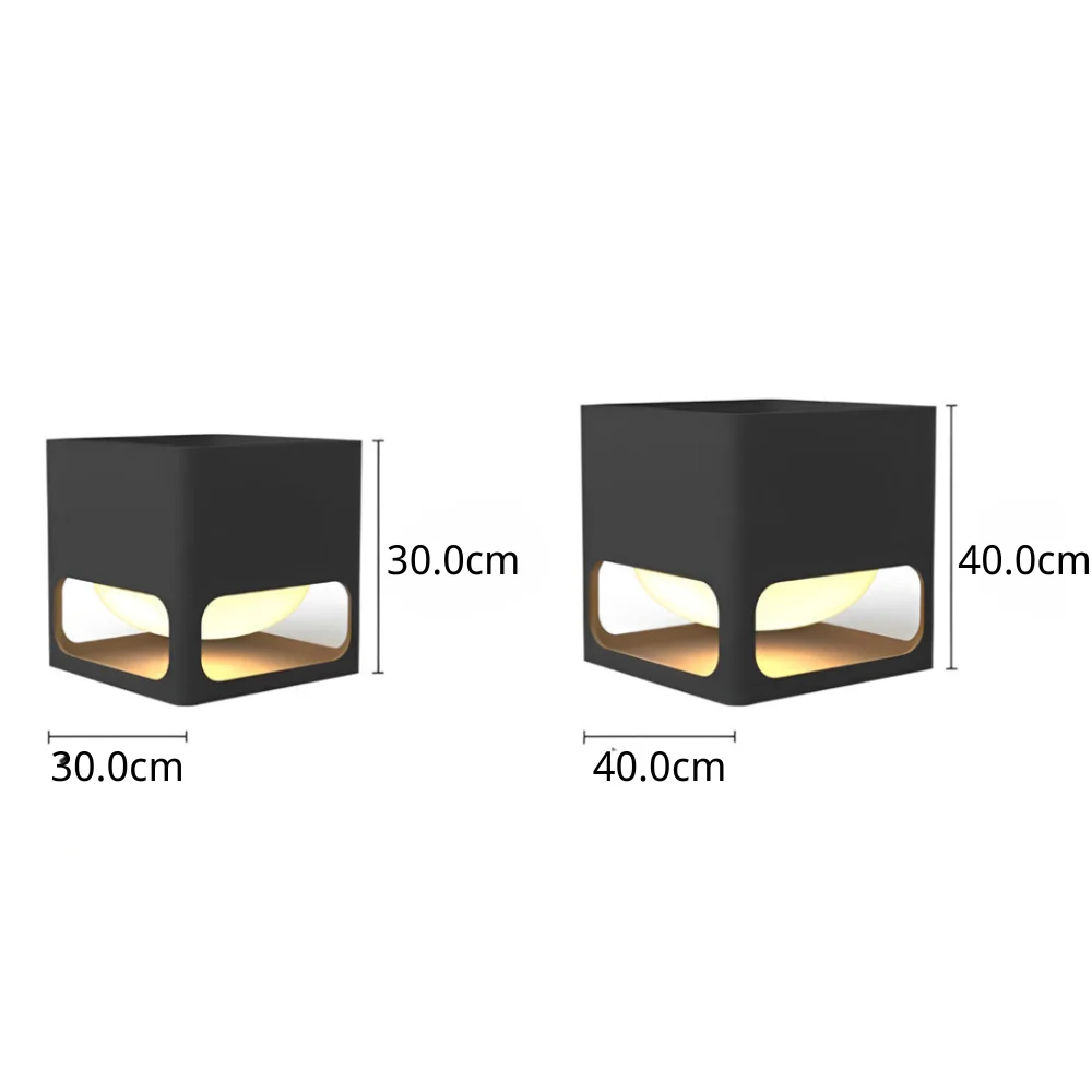 Beverly Square Flowerpot Modern Outdoor Post Lights - Image 5